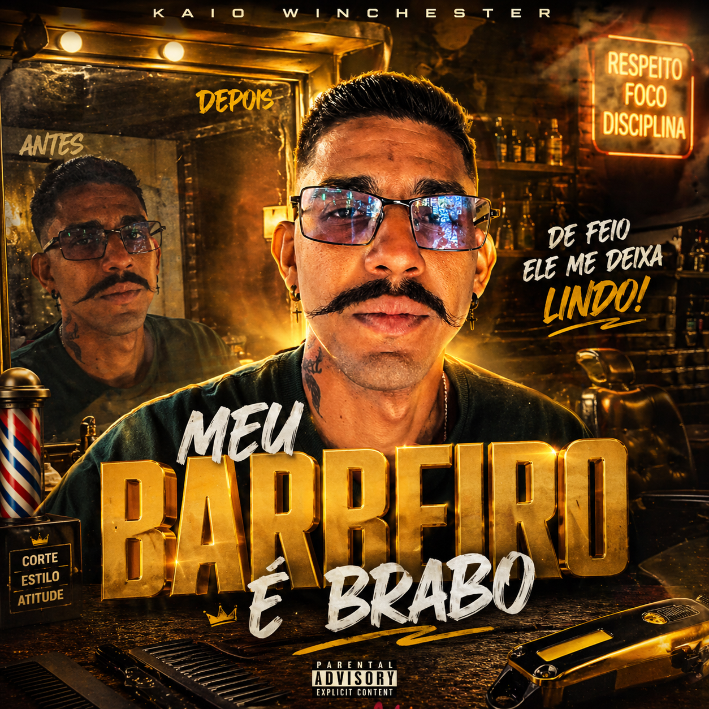 Meu barbeiro é brabo artwork