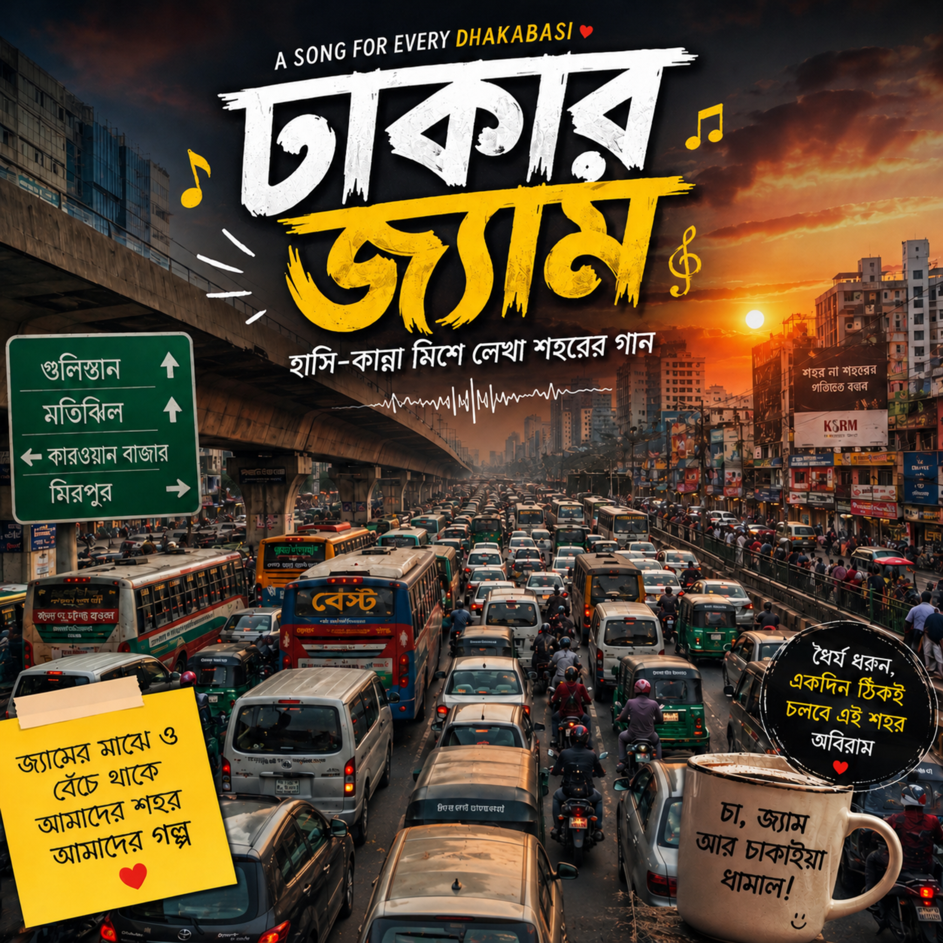 ঢাকার জ্যাম by Tanjid Bhuiyan cover art