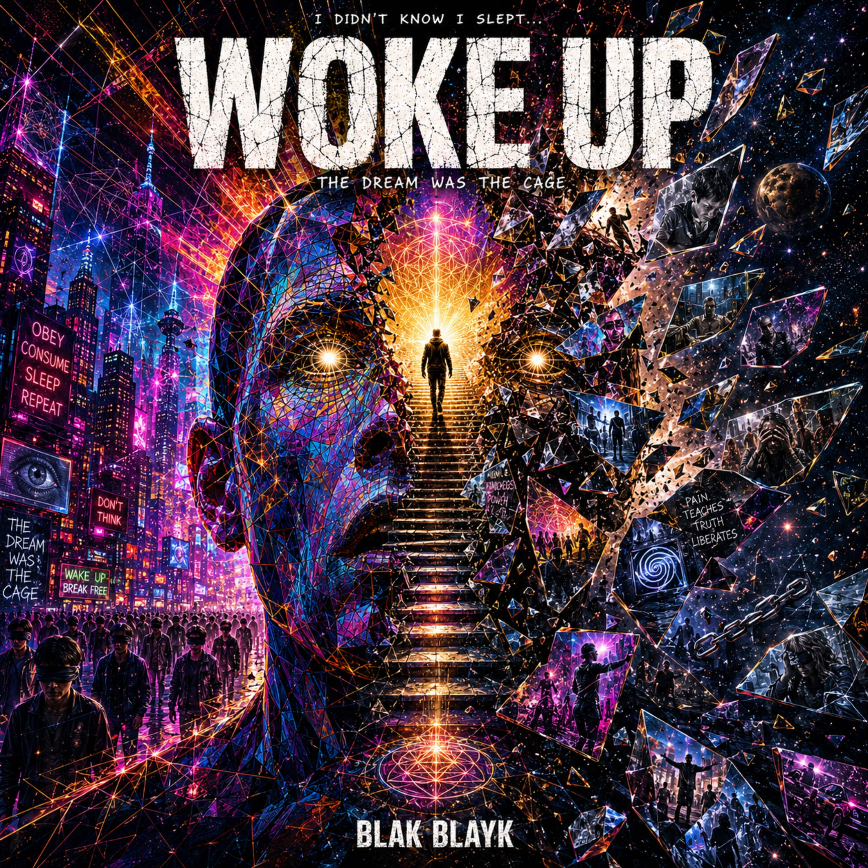 WOKE UP by Blak Blayk cover art