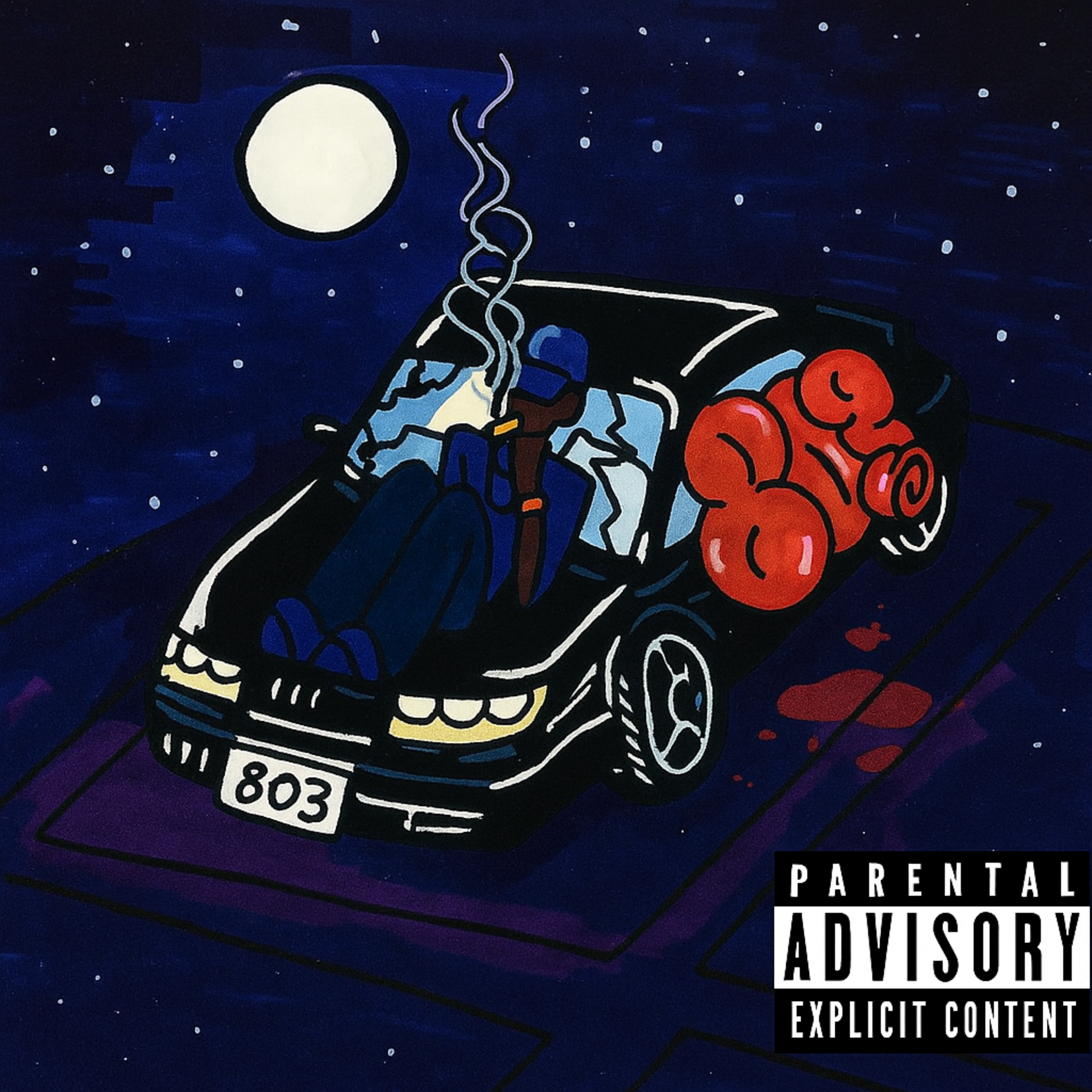 Faded artwork