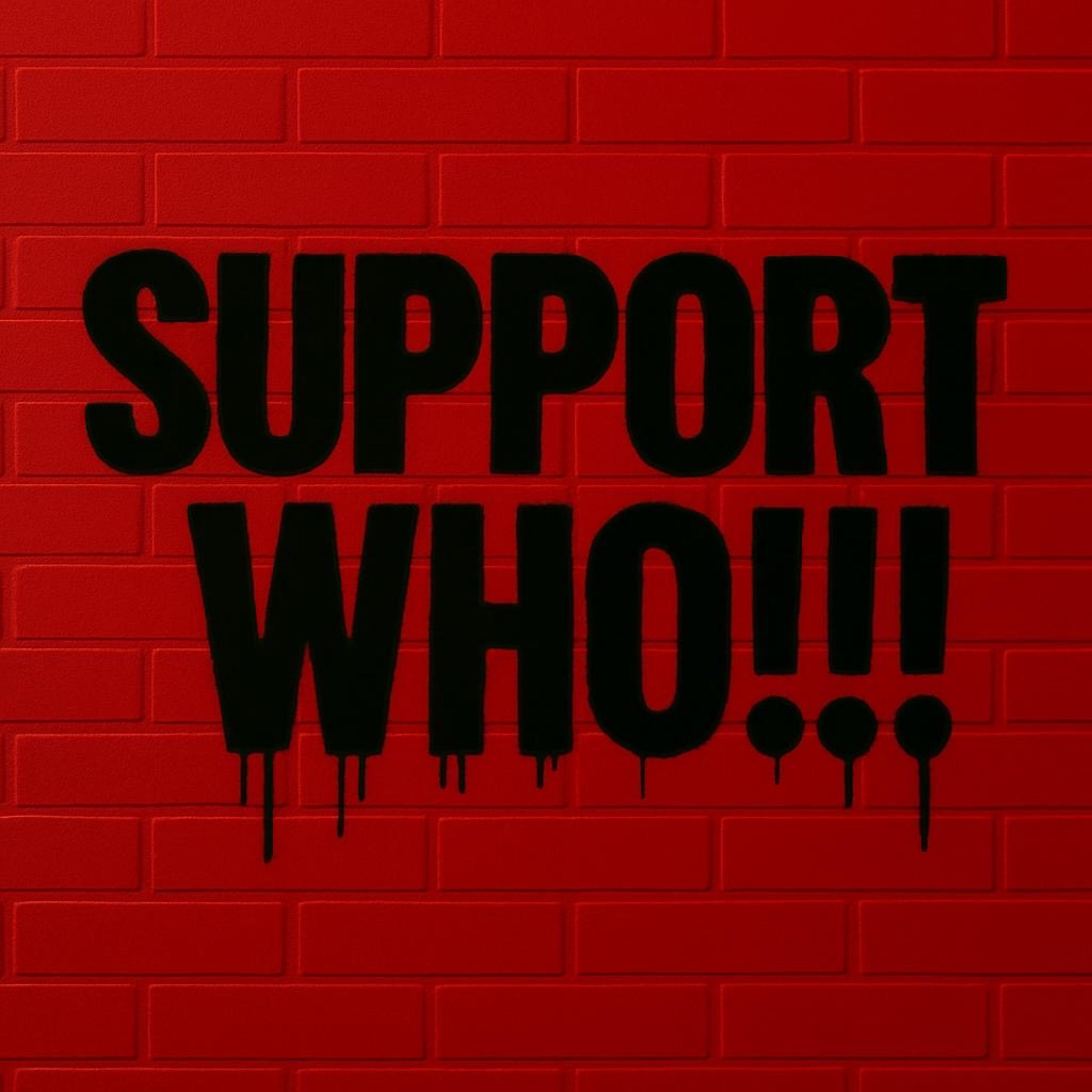SUPPORT WHO artwork