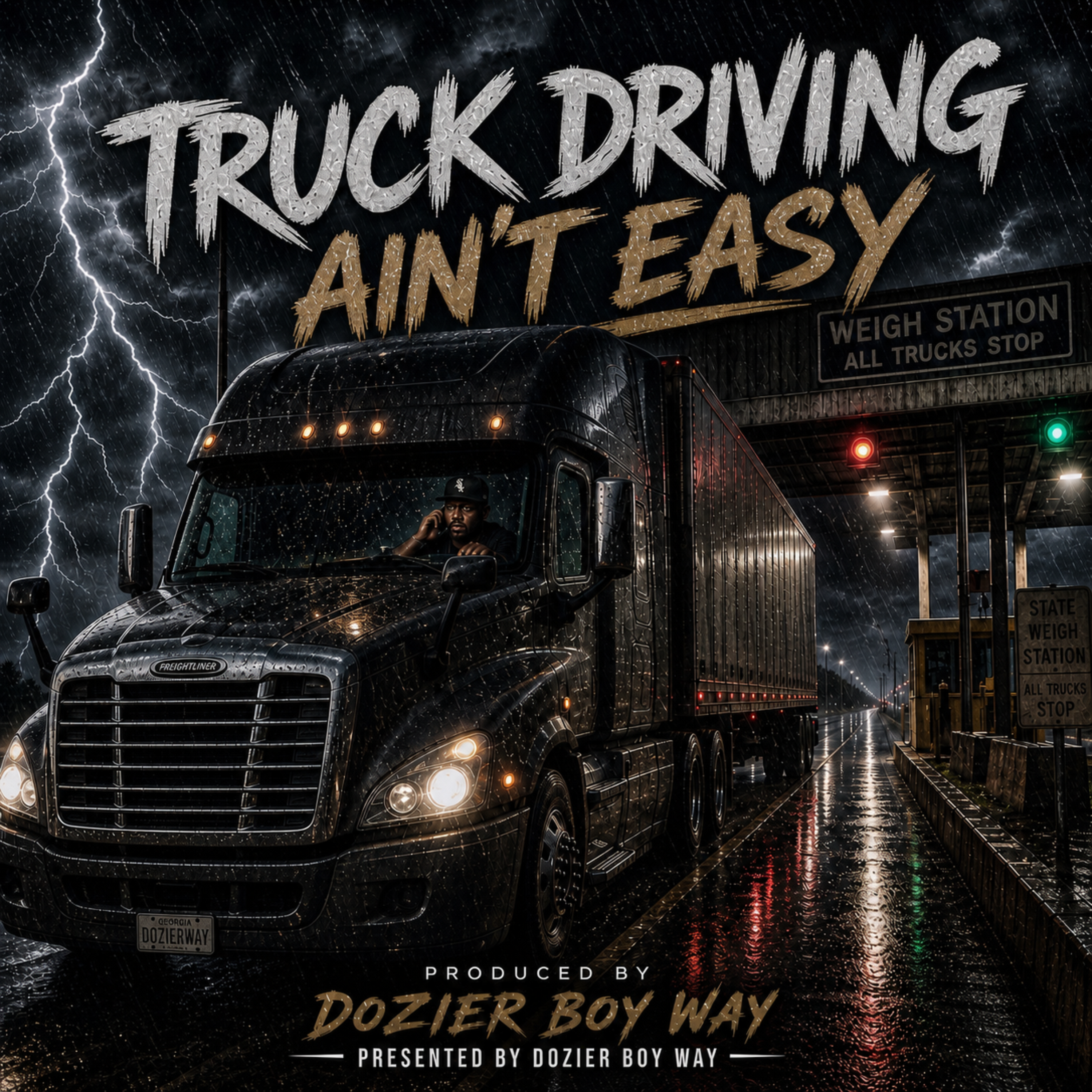 Truck Driving Ain't Easy by Dozier Boy Way cover art
