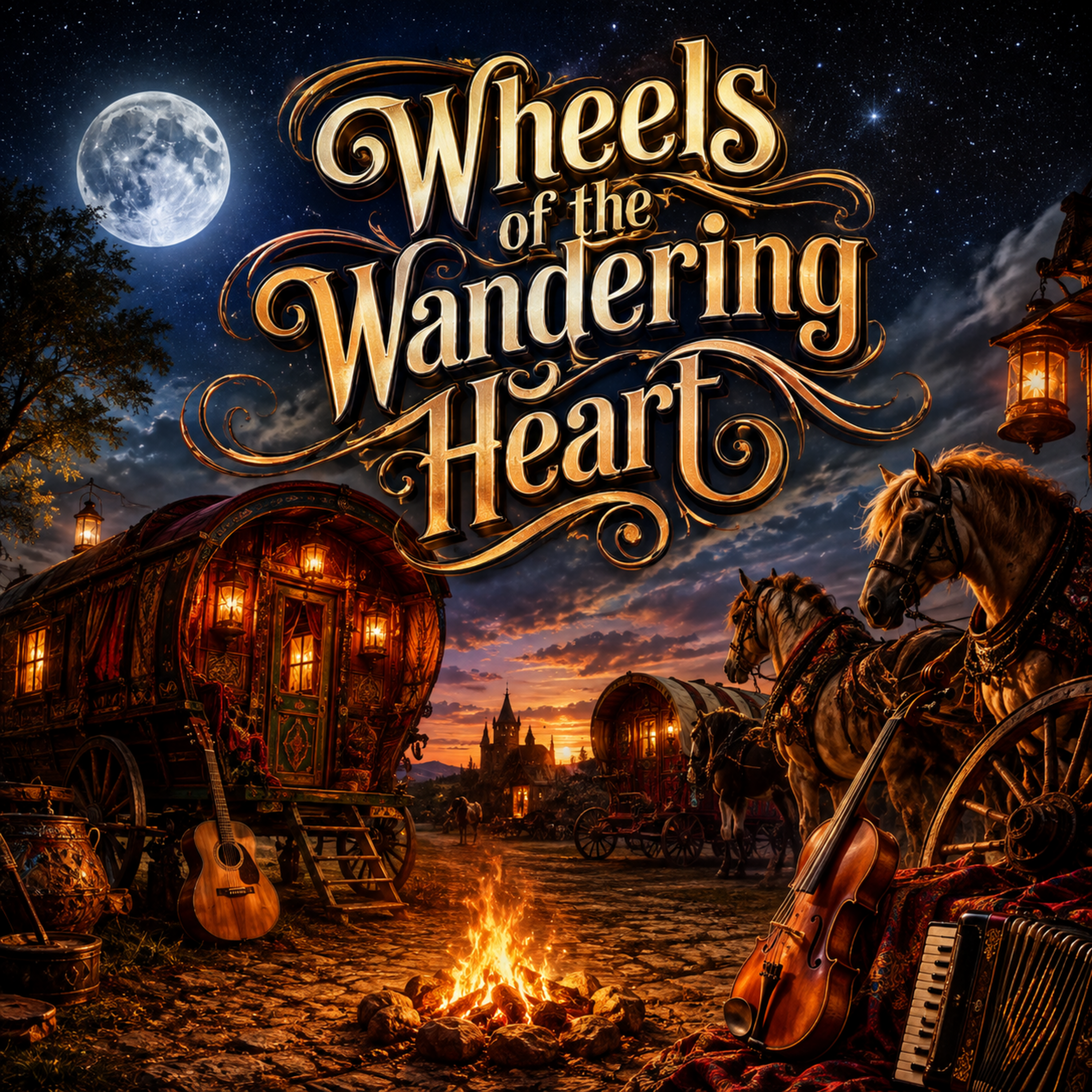 Wheels of the Wandering Heart by Roshan Wishwajith cover art