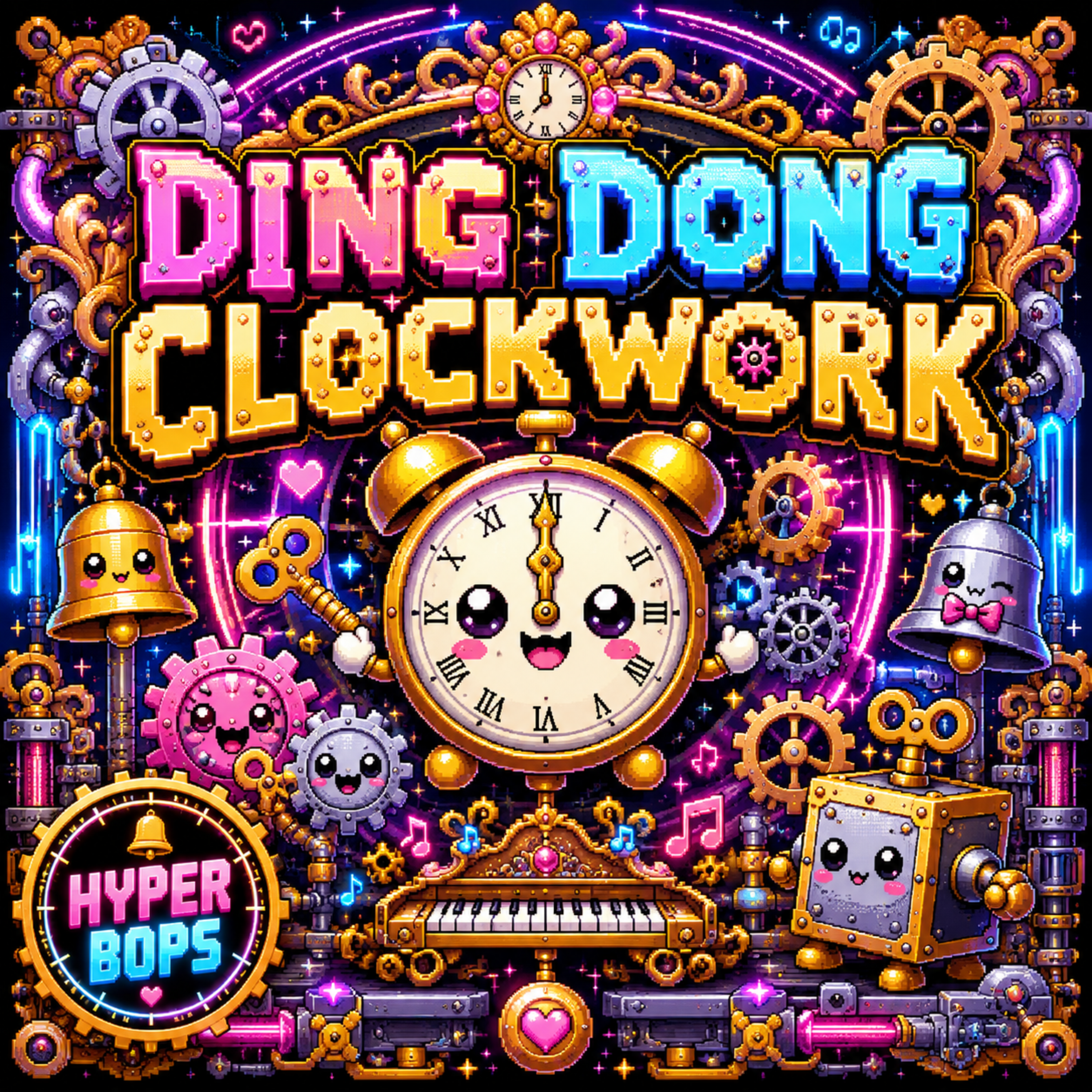 DING DONG CLOCKWORK by Hyper Bops cover art