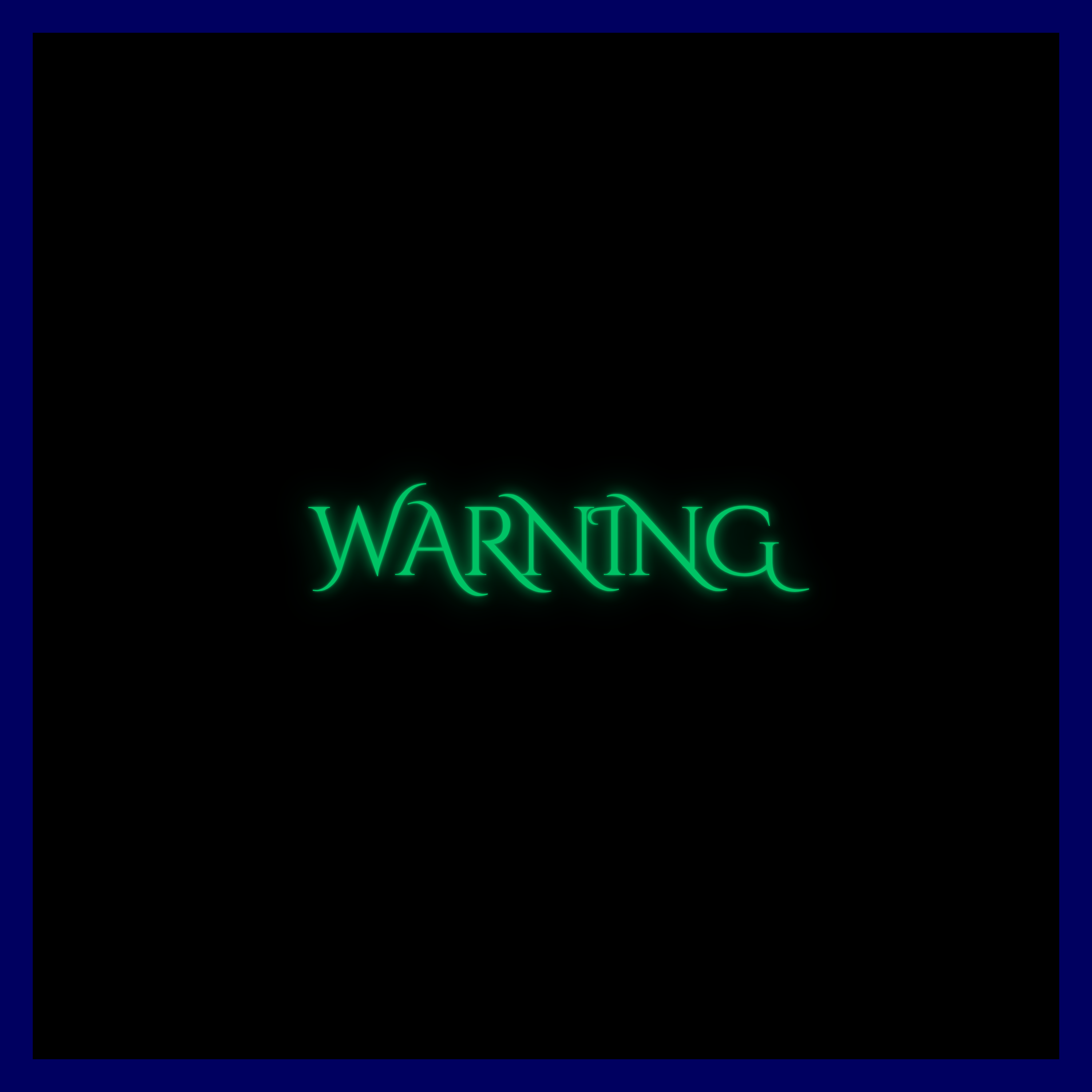 Warning (slowed and reverb) artwork