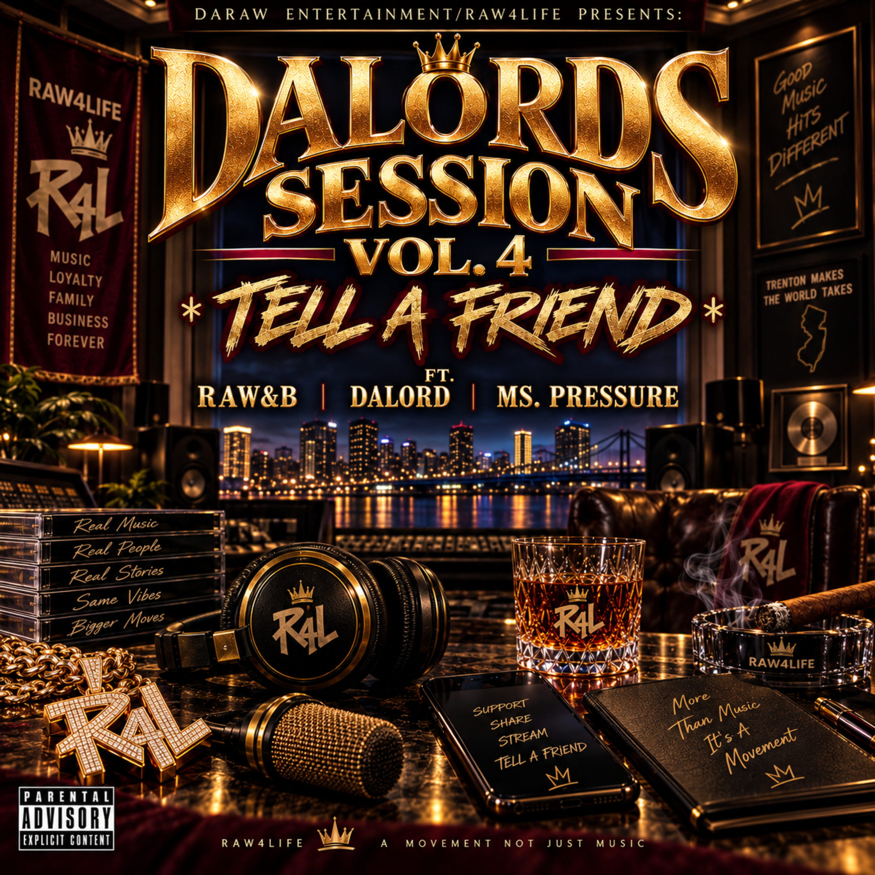 DALORDS SESSION VOL.4 * TELL A FRIEND * by RAW4LIFE cover art