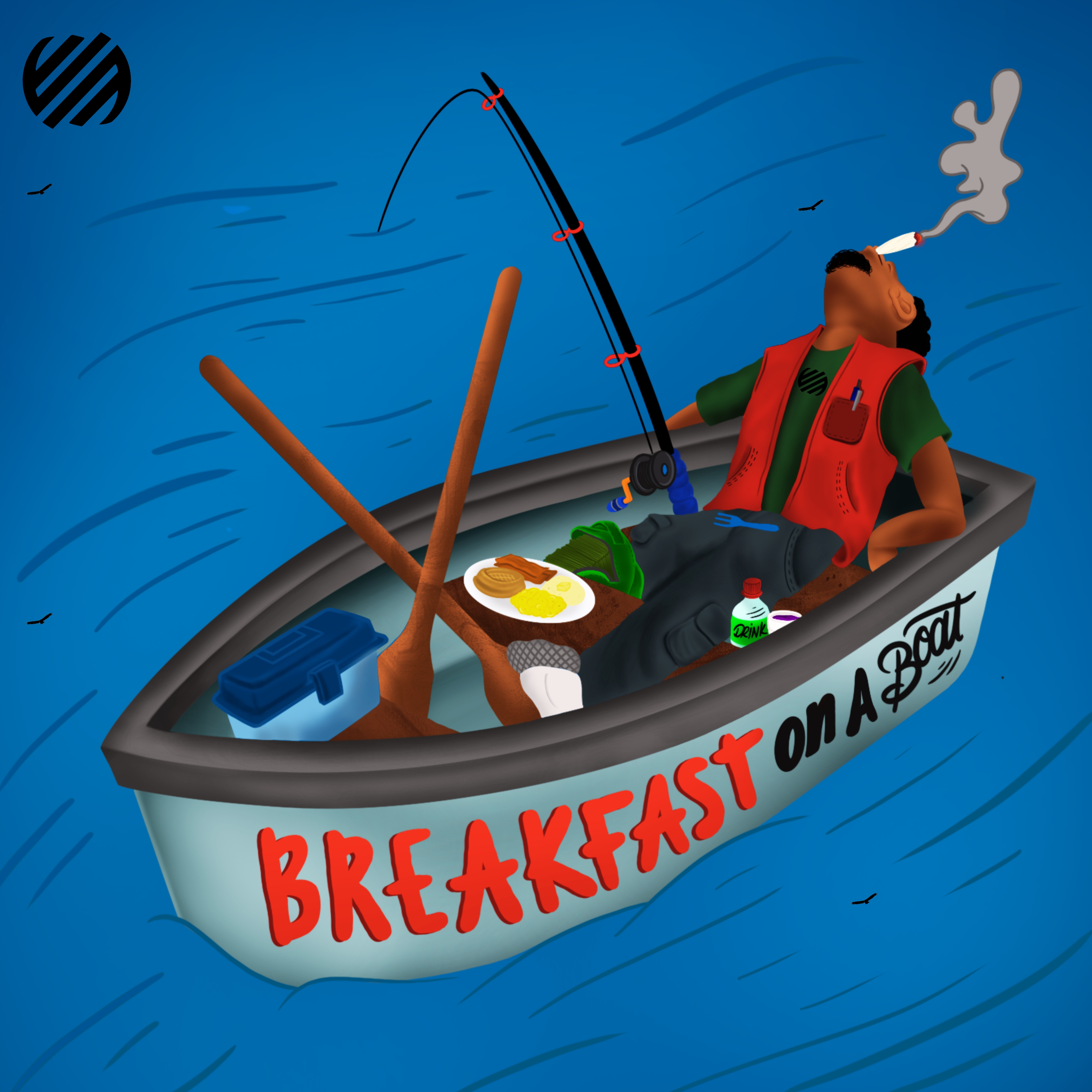 BREAKFAST ON A BOAT artwork