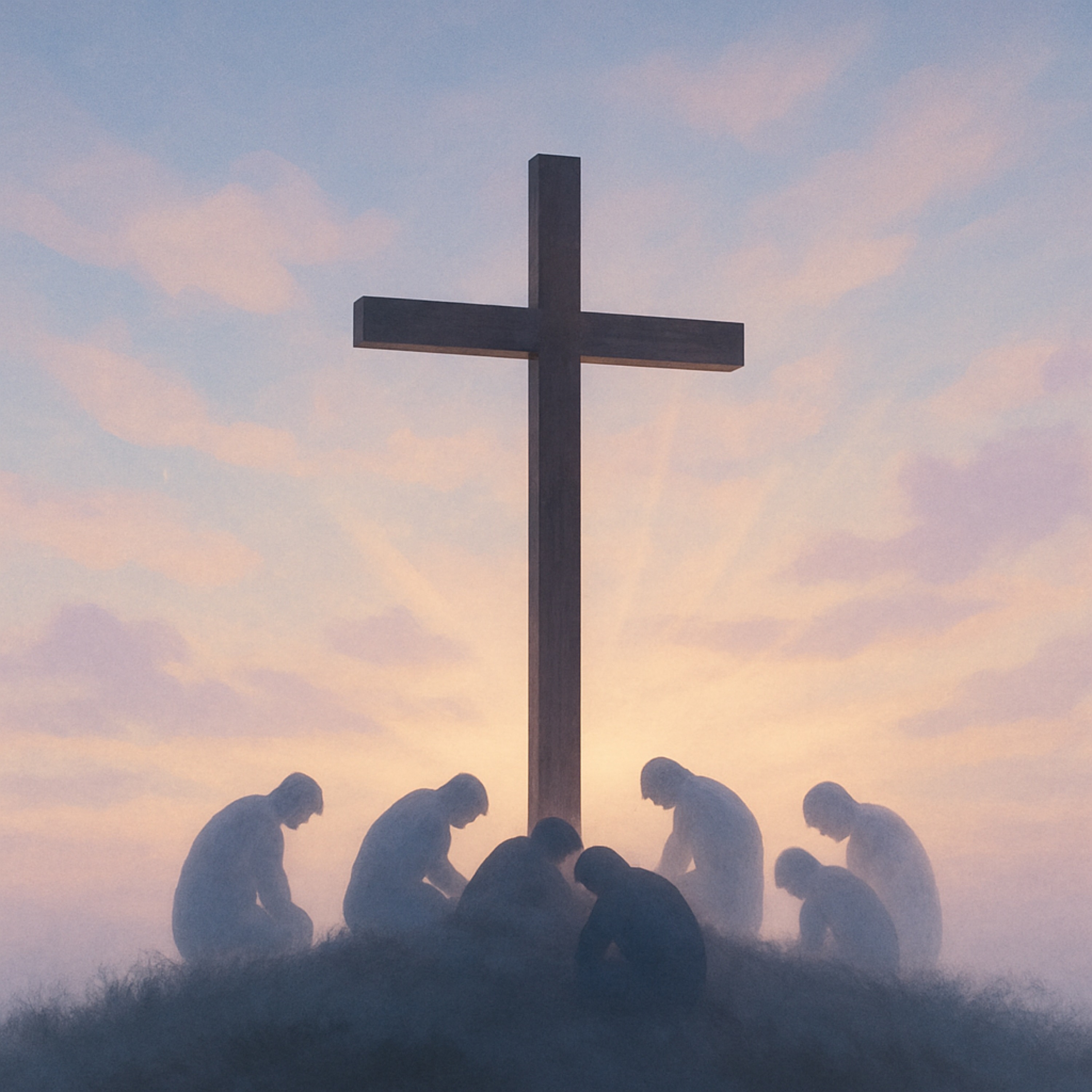 Praising Jesus artwork