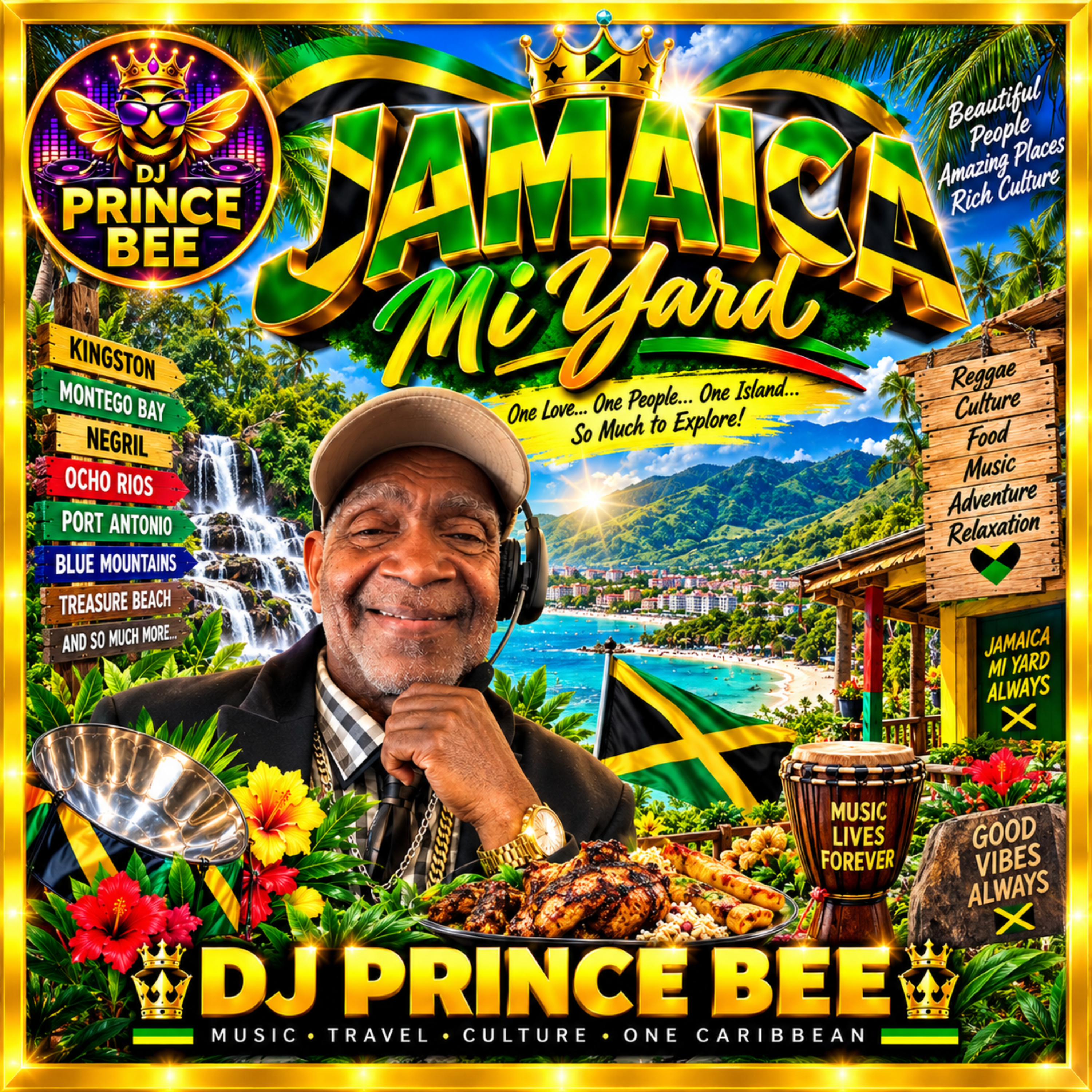 Jamaica Mi Yard by DJ PRINCE BEE cover art