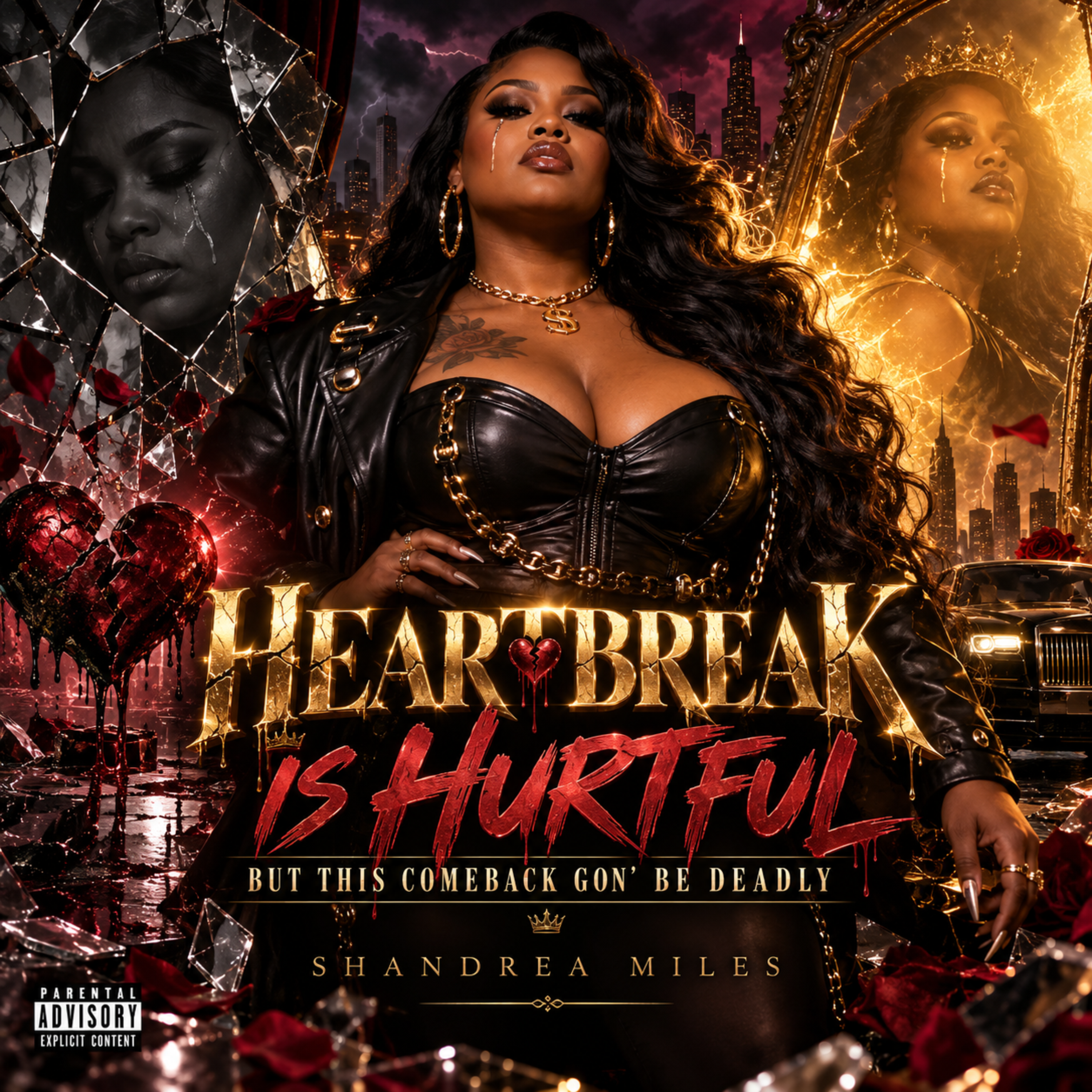 HEARTBREAK IS HURTFUL by Shandrea Miles cover art