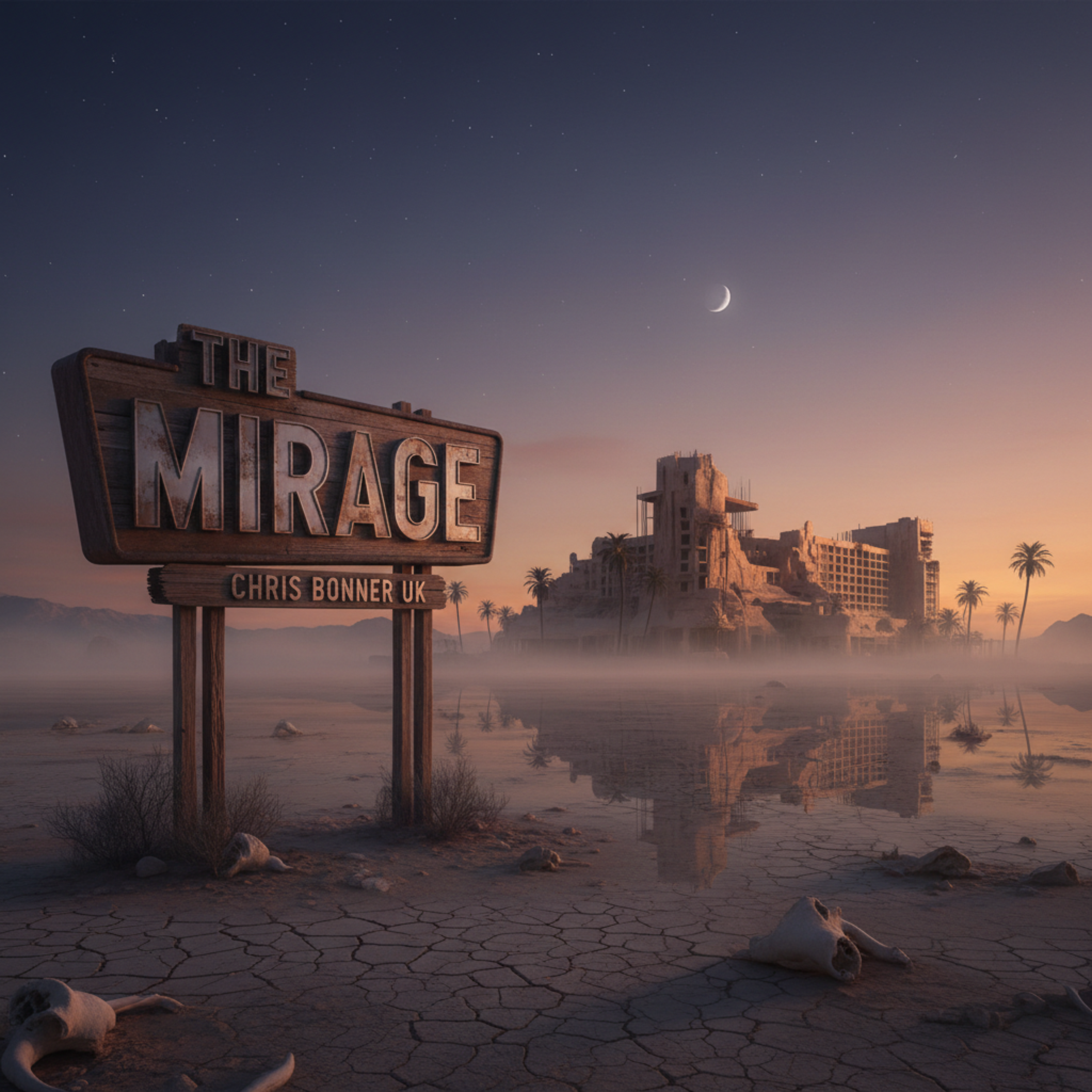 The Mirage by Chris Bonner UK cover art