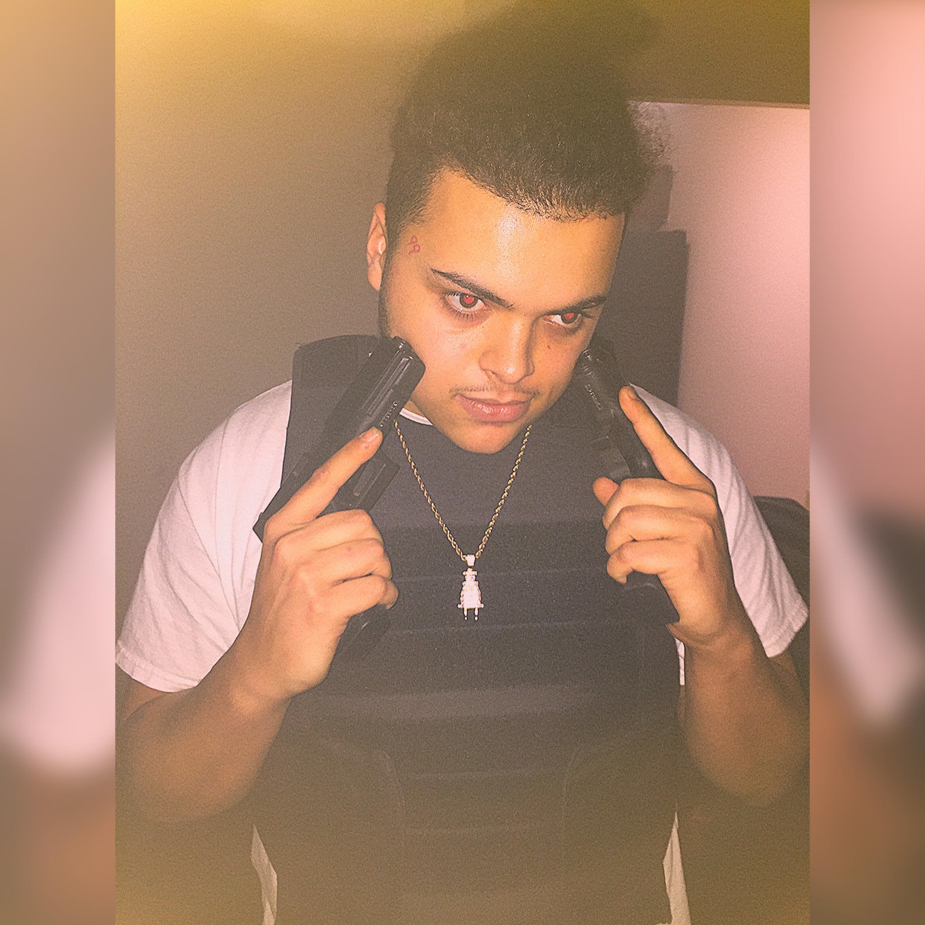 Blood Red Moon In The Sky artwork