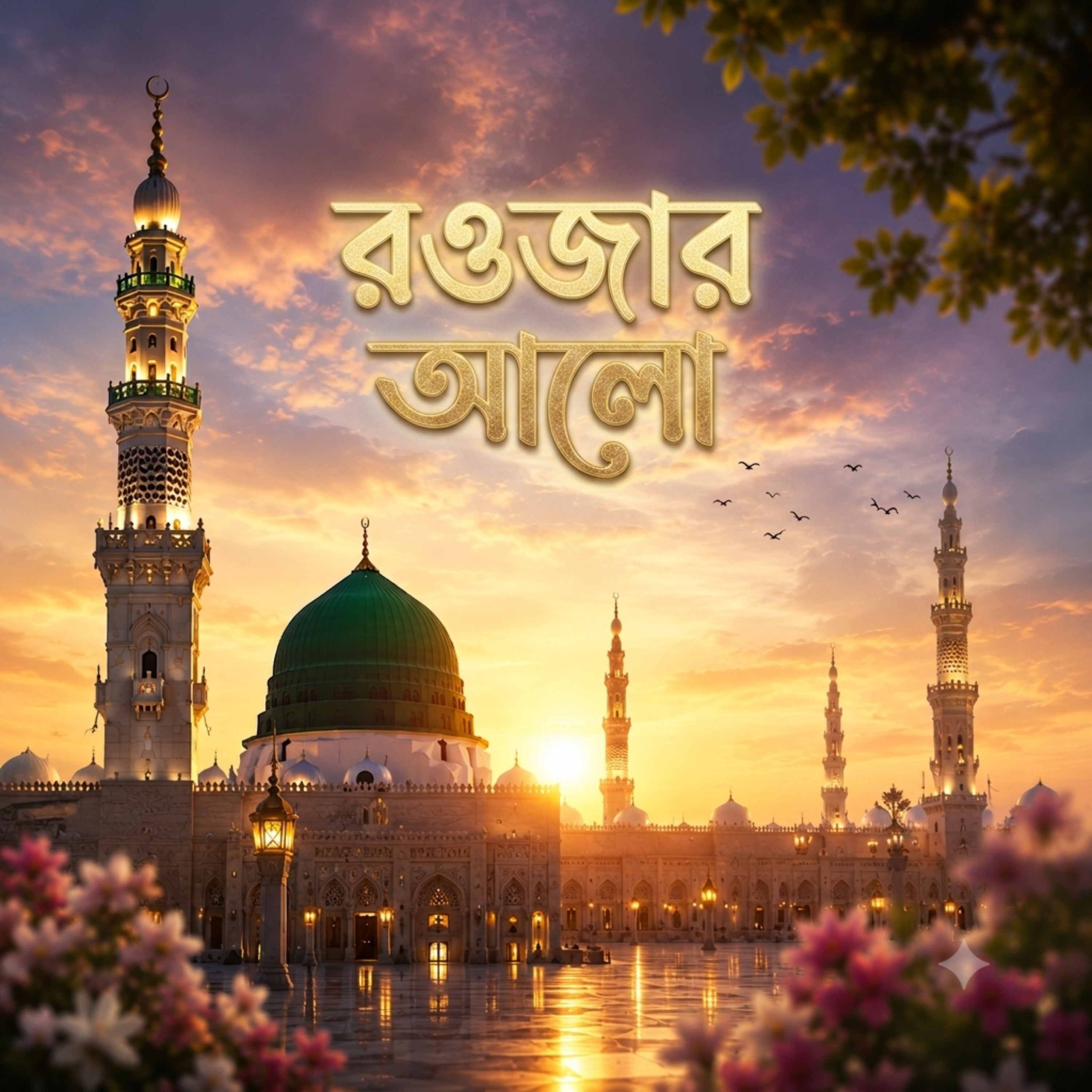 রওজার আলো (Islamic Nashid) by Hafizur Rahman Siddique cover art