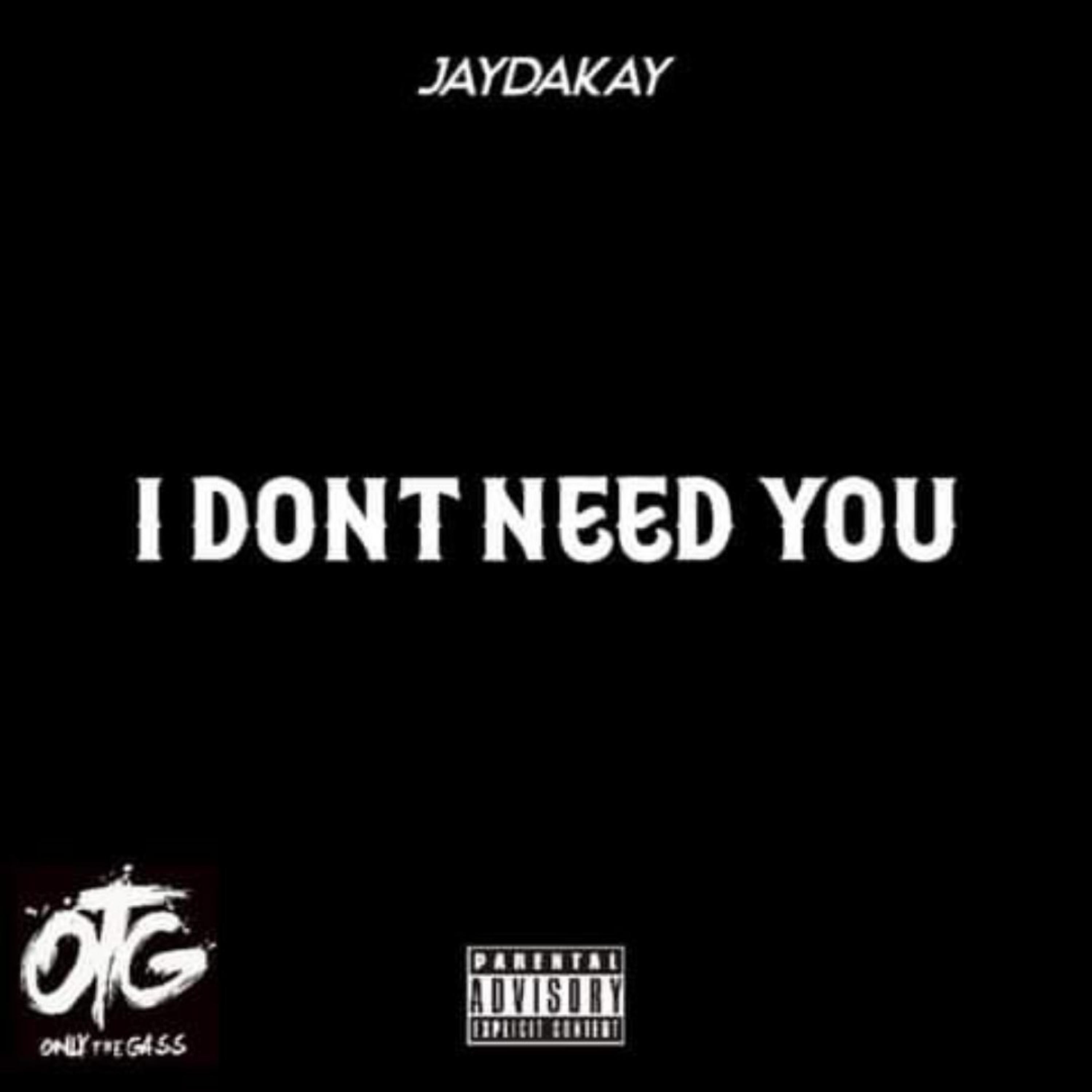 I Don't Need You artwork