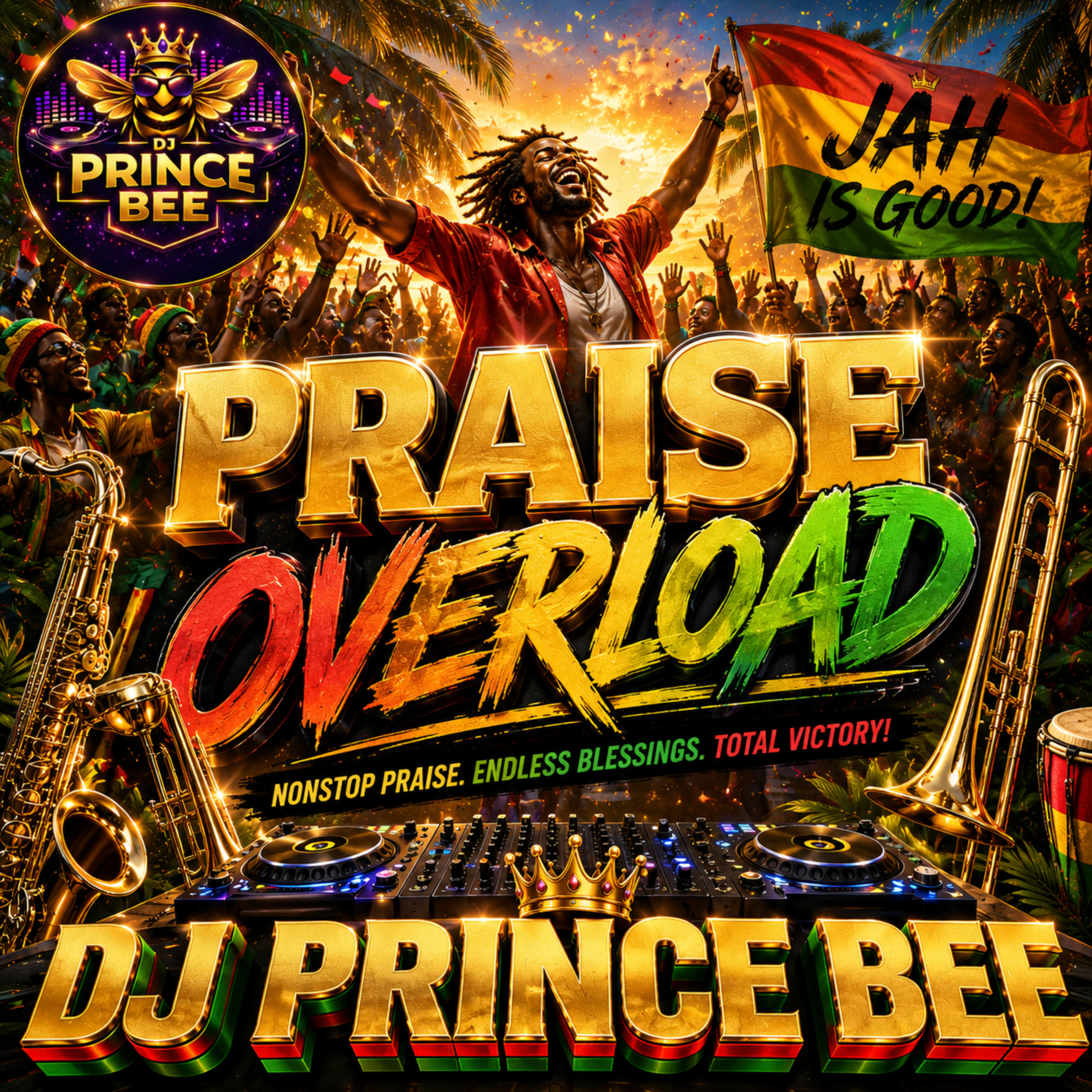 Praise Overload by DJ PRINCE BEE cover art
