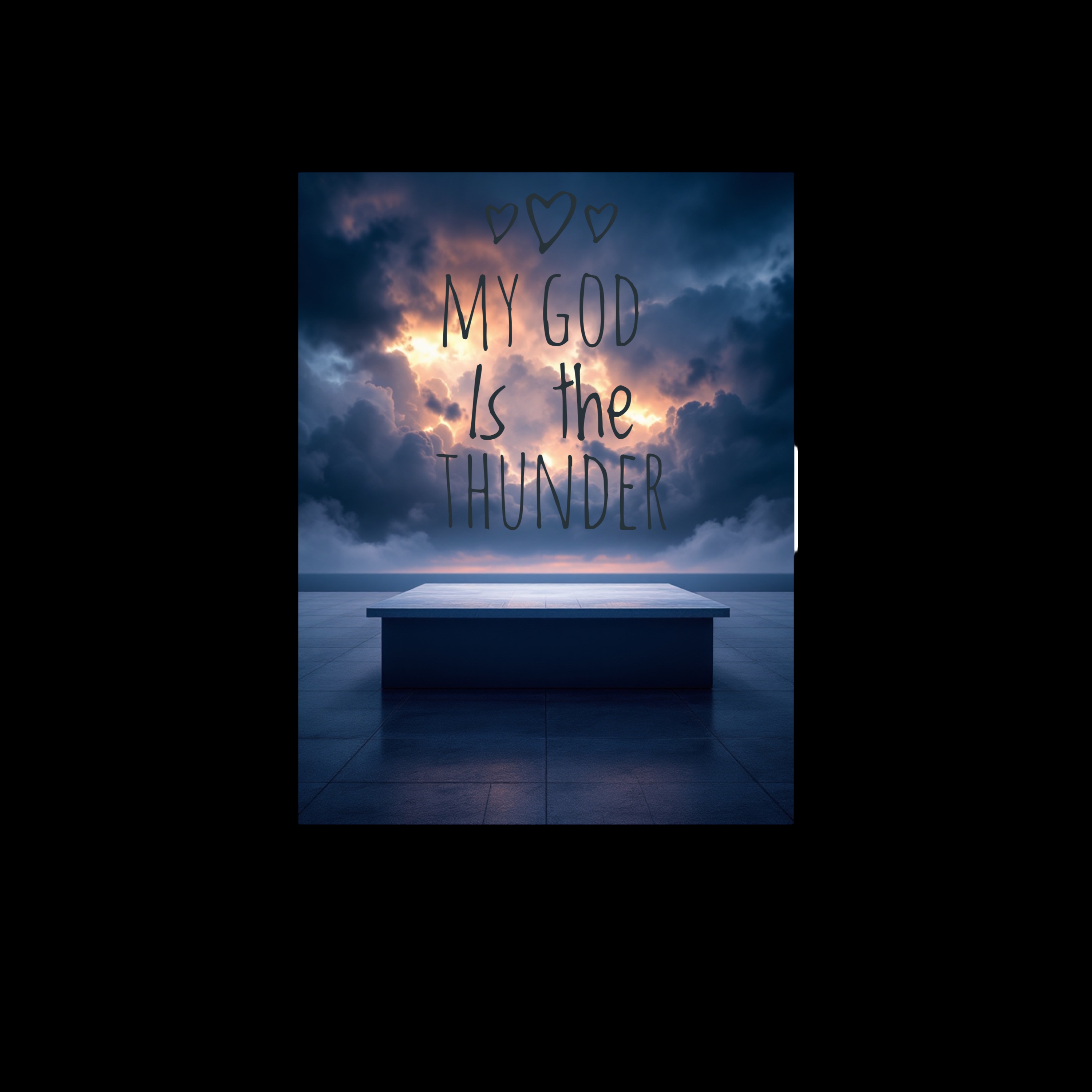 My God Is The Thunder artwork