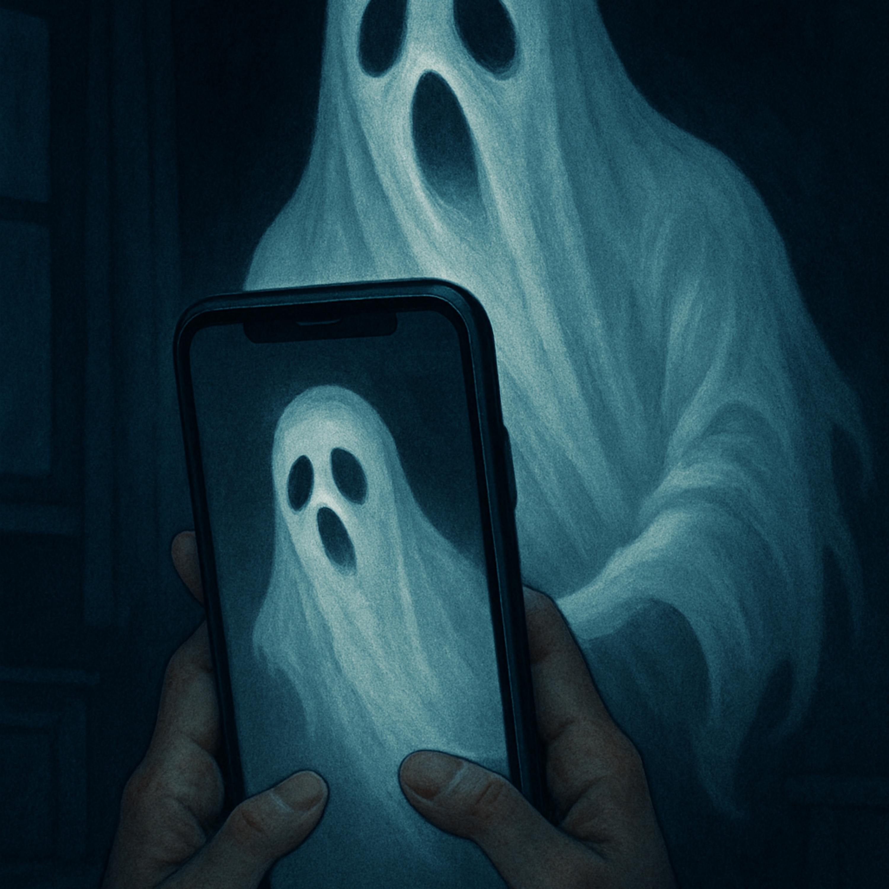ghost in my phone artwork