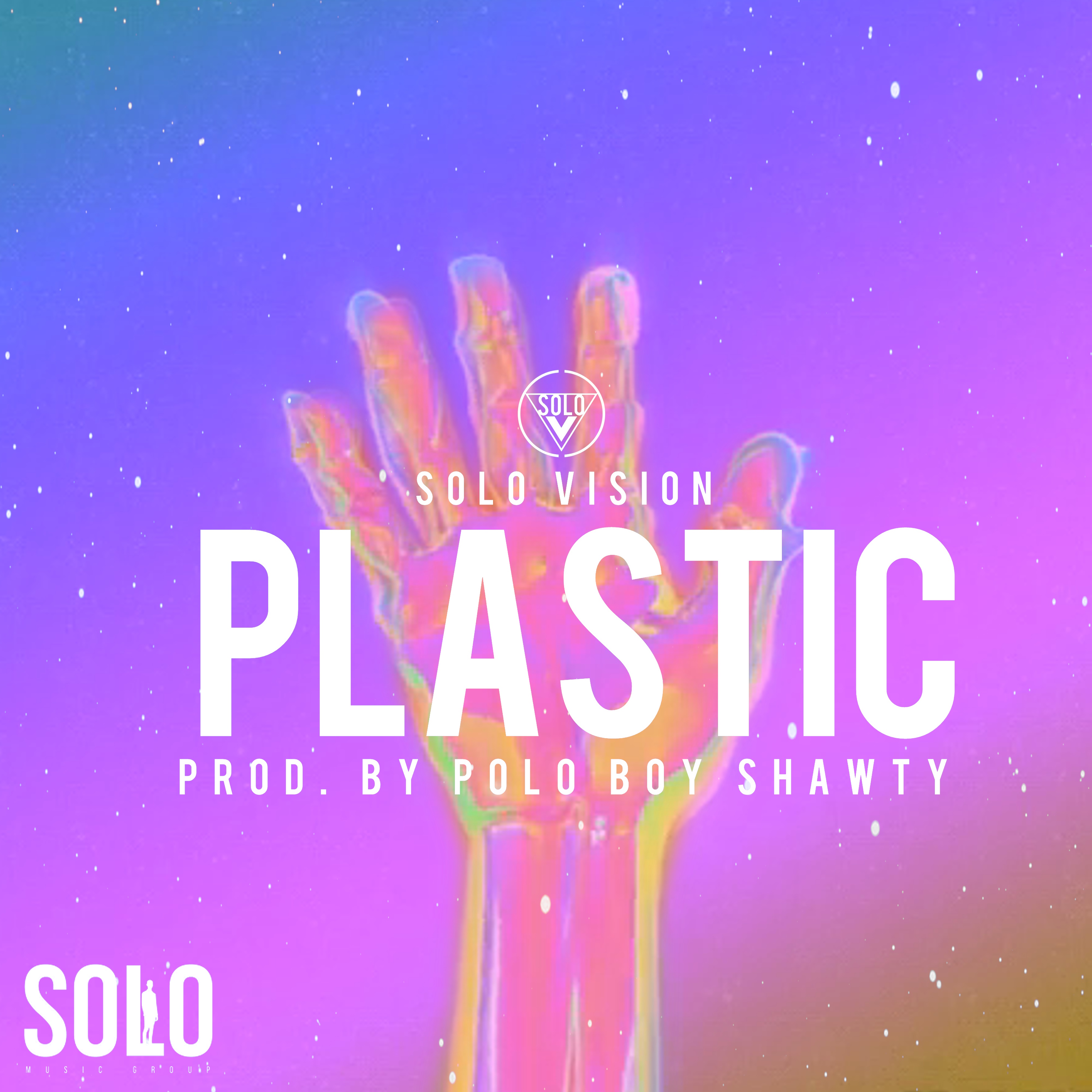 Plastic artwork
