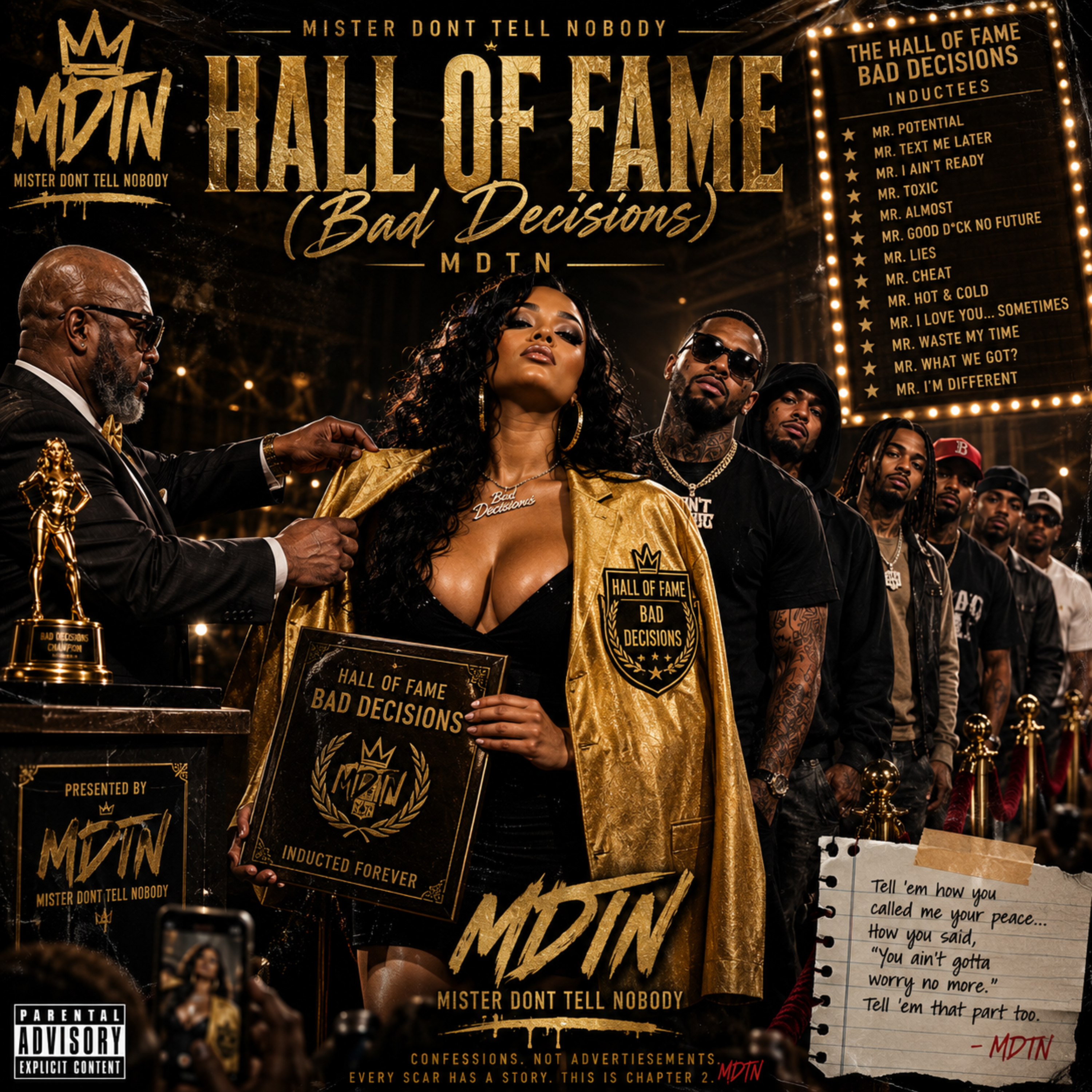 Hall Of Fame (Bad Decisions) by Mister Dont Tell nobody cover art