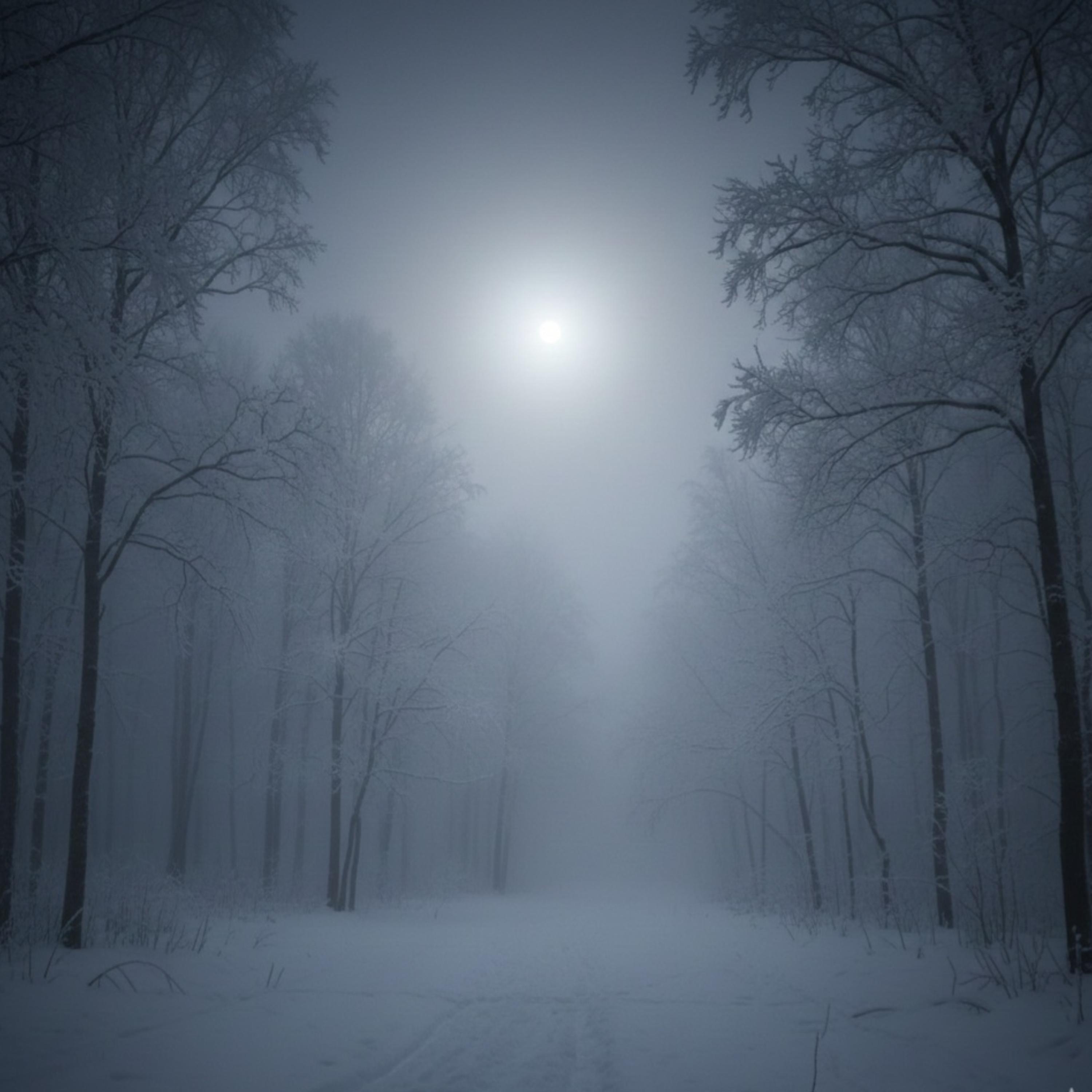 Forest fog artwork