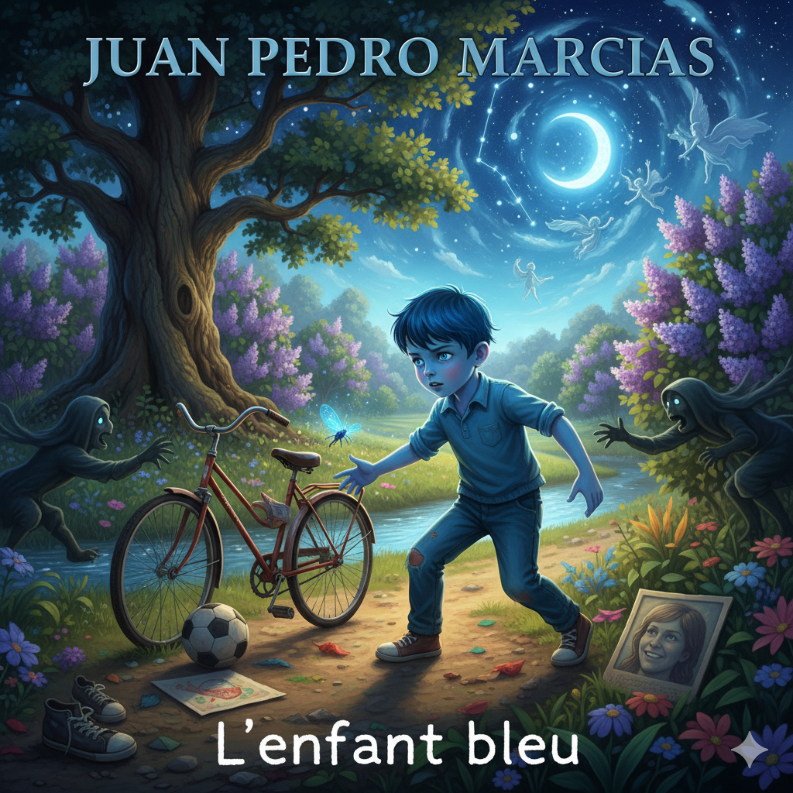 LEnfant Bleu et ses Chaussures de Lutte artwork
