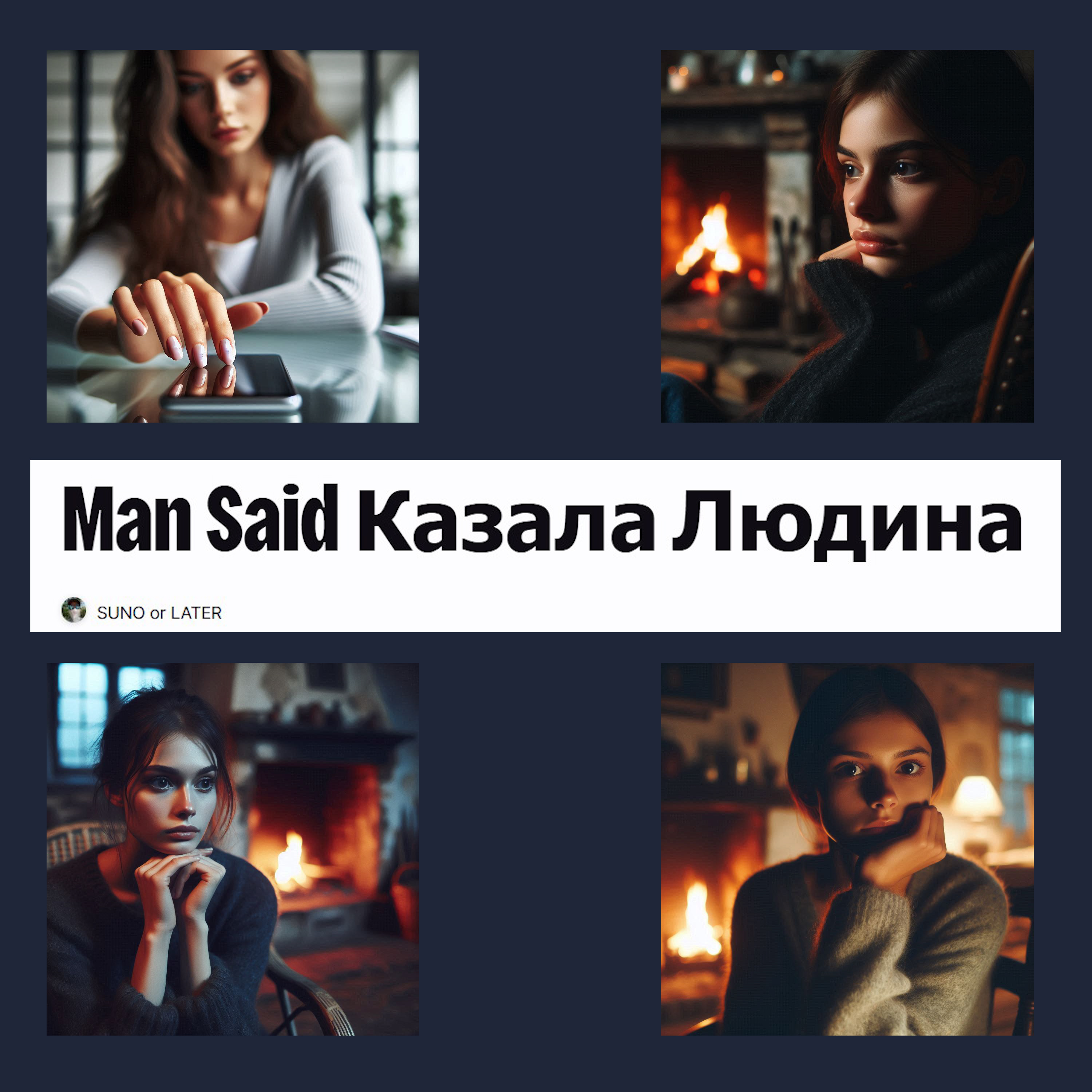 Man Said Казала Людина artwork