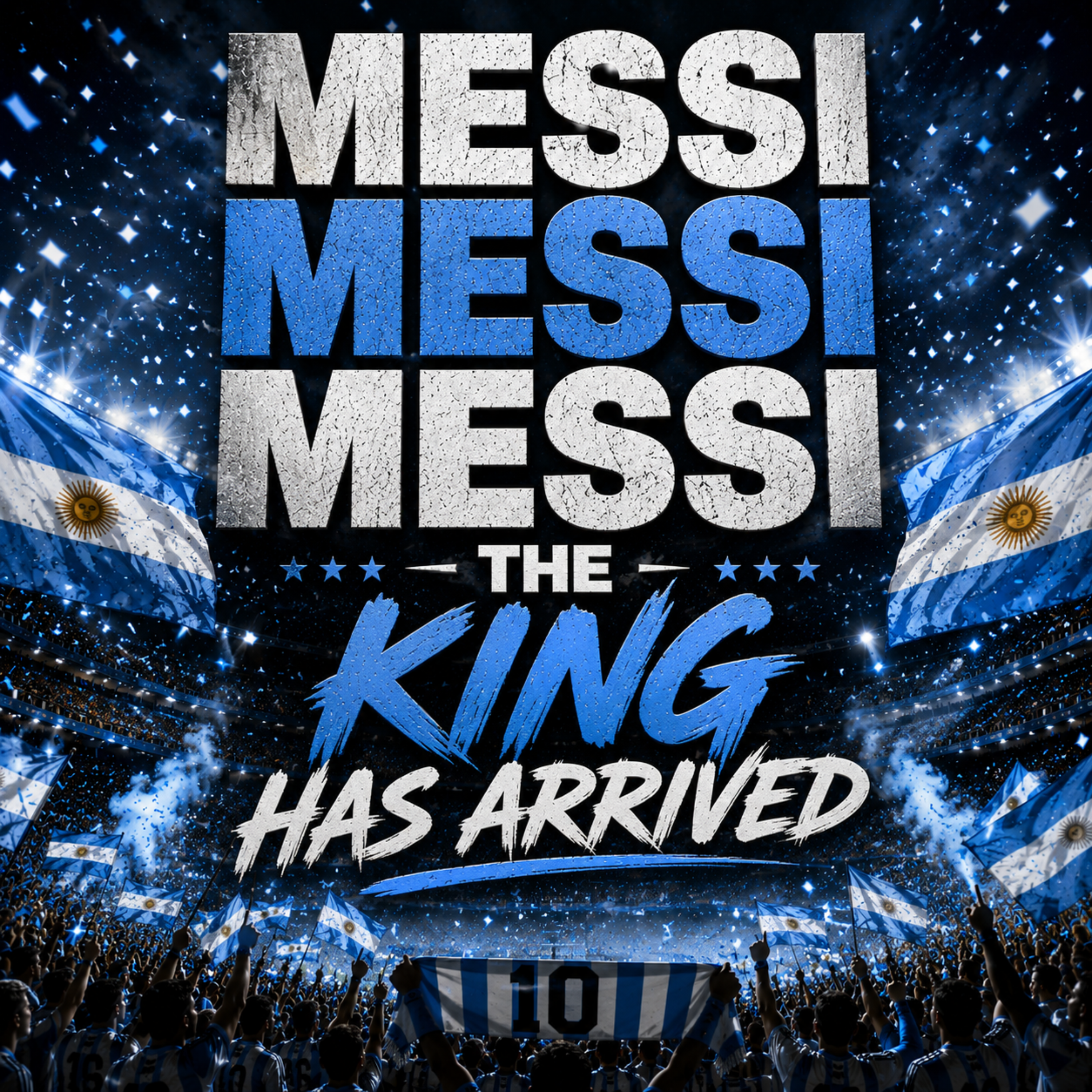 Messi Messi Messi The King Has Arrived by Anonna Zara cover art