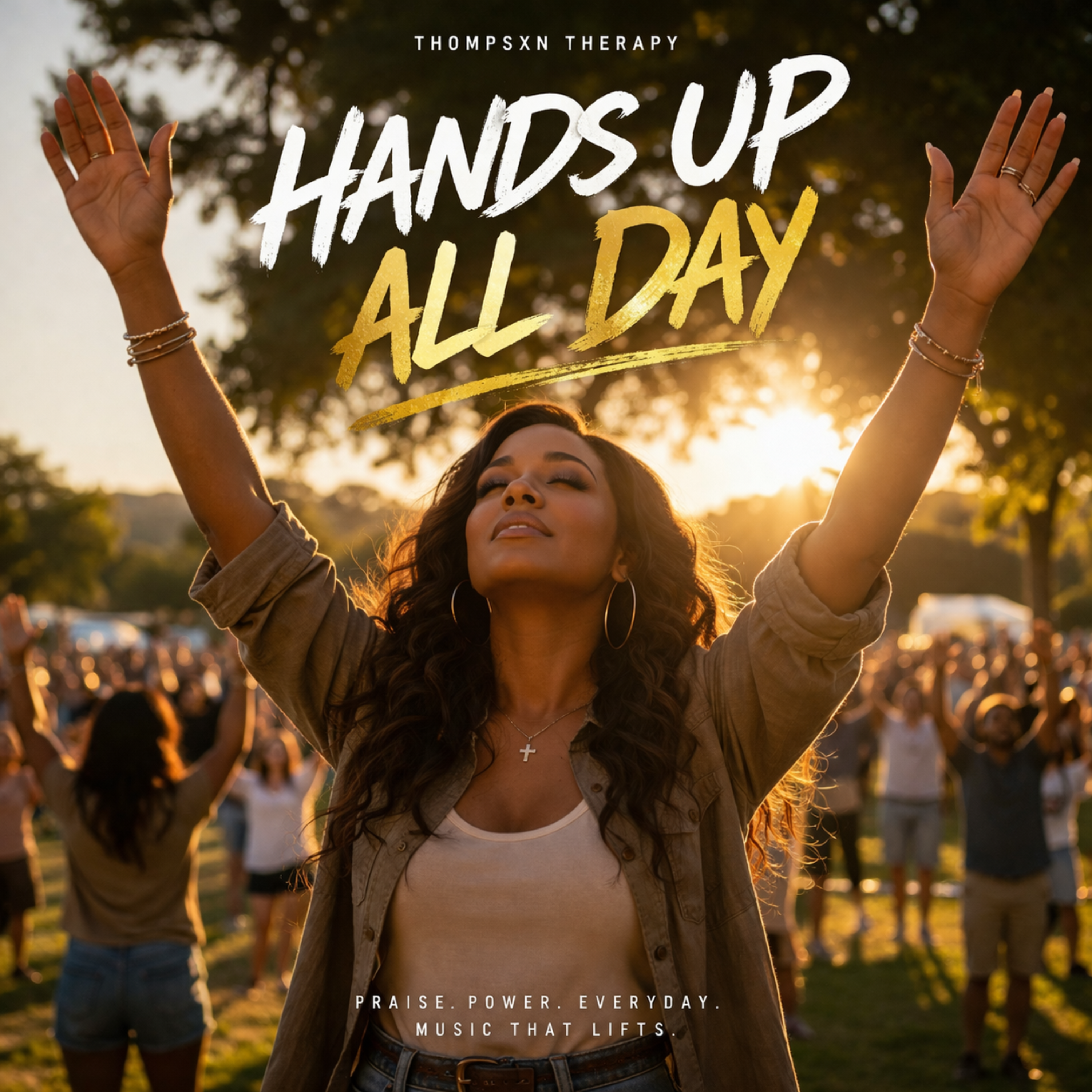 Hands Up All Day by Thompsxn Therapy cover art