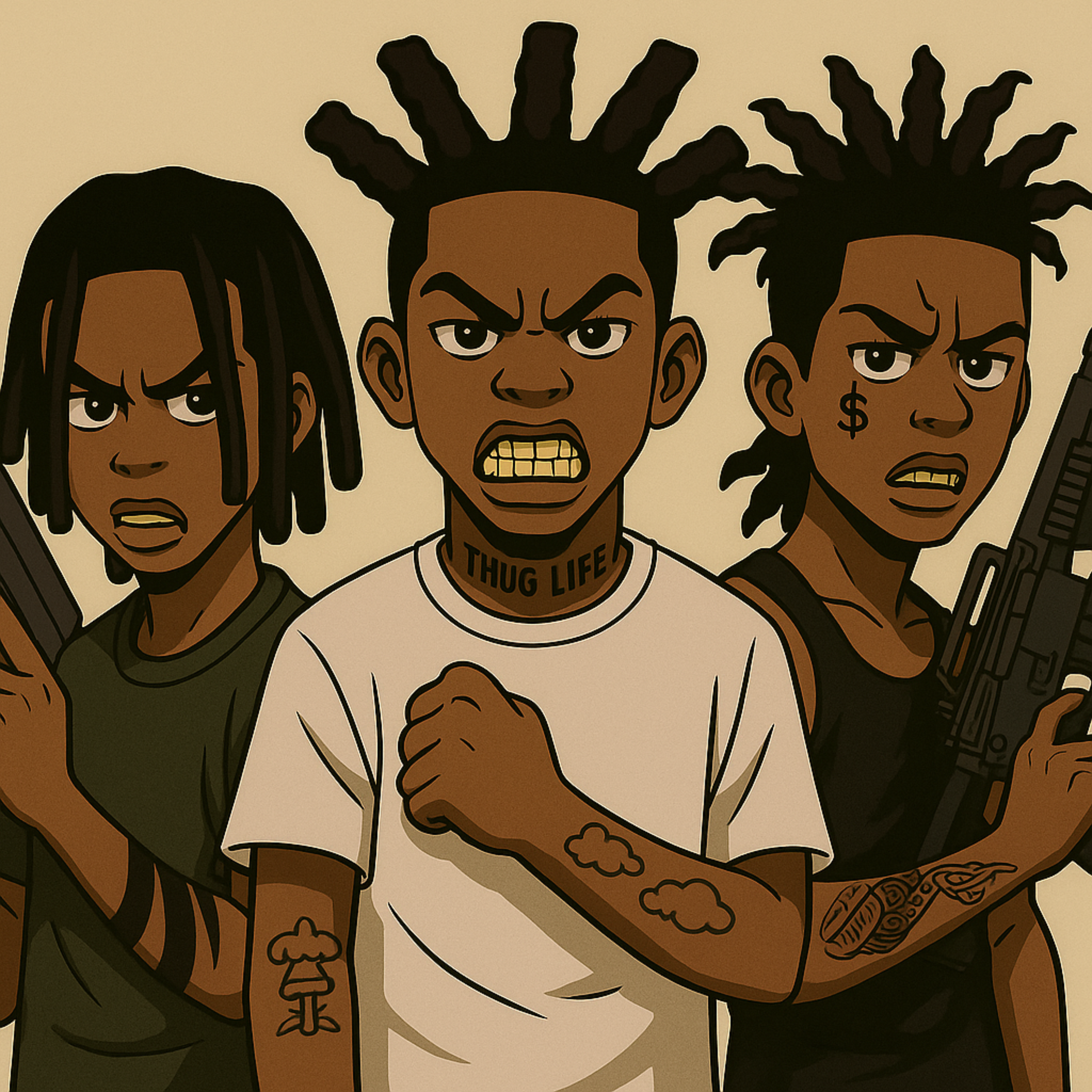 Niggaz Green artwork