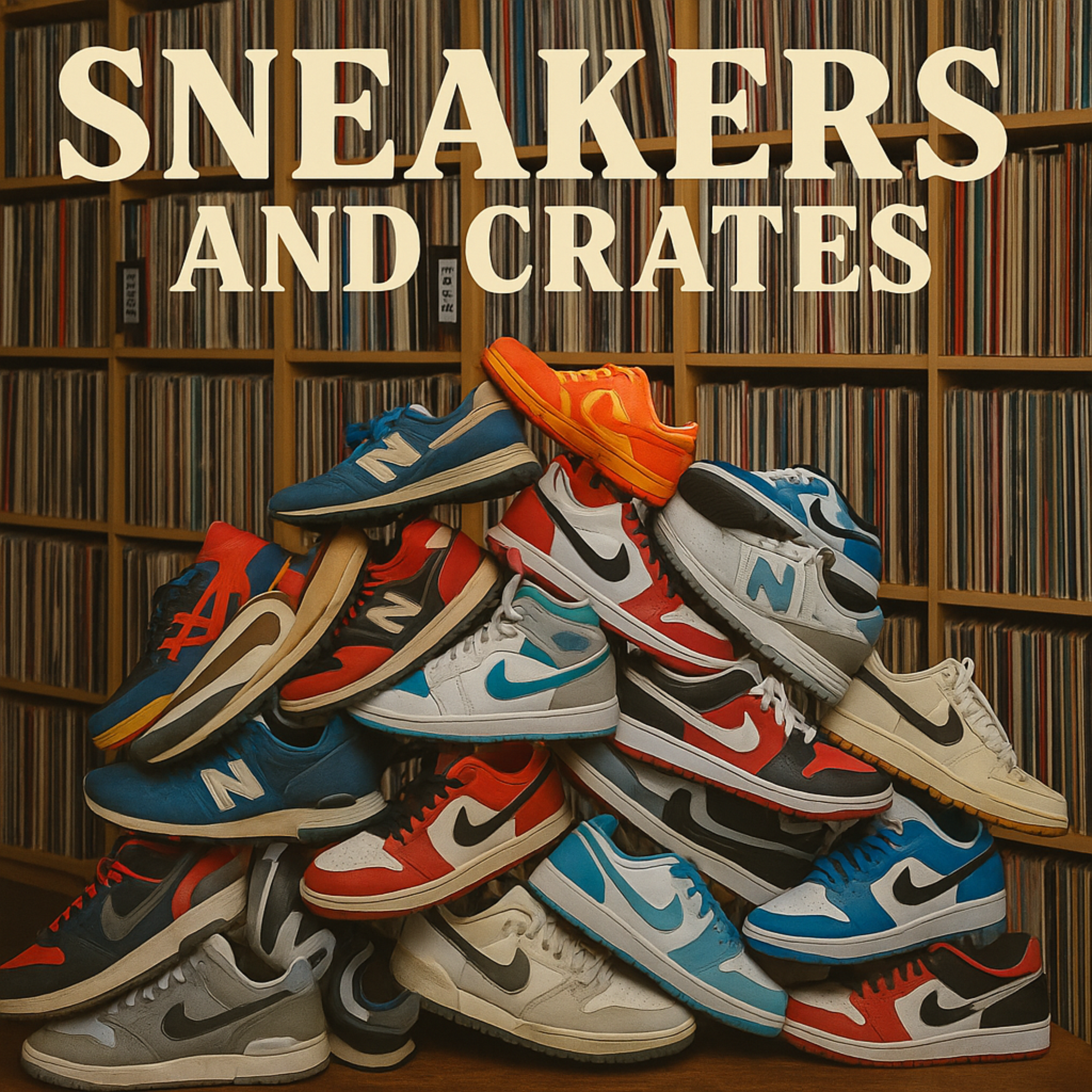 Sneakers & Crates (Keep Digging) artwork