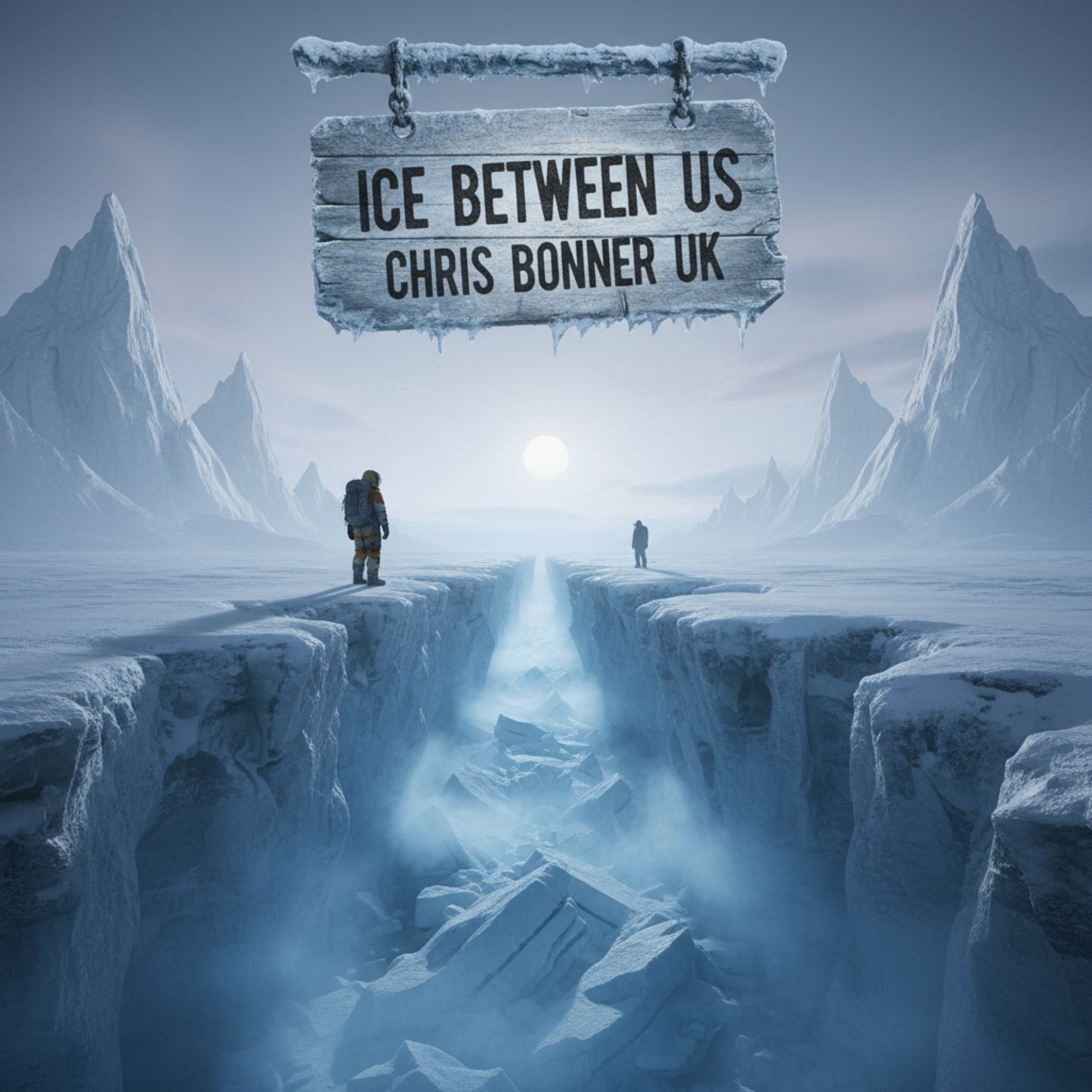 Ice Between Us by Chris Bonner UK cover art