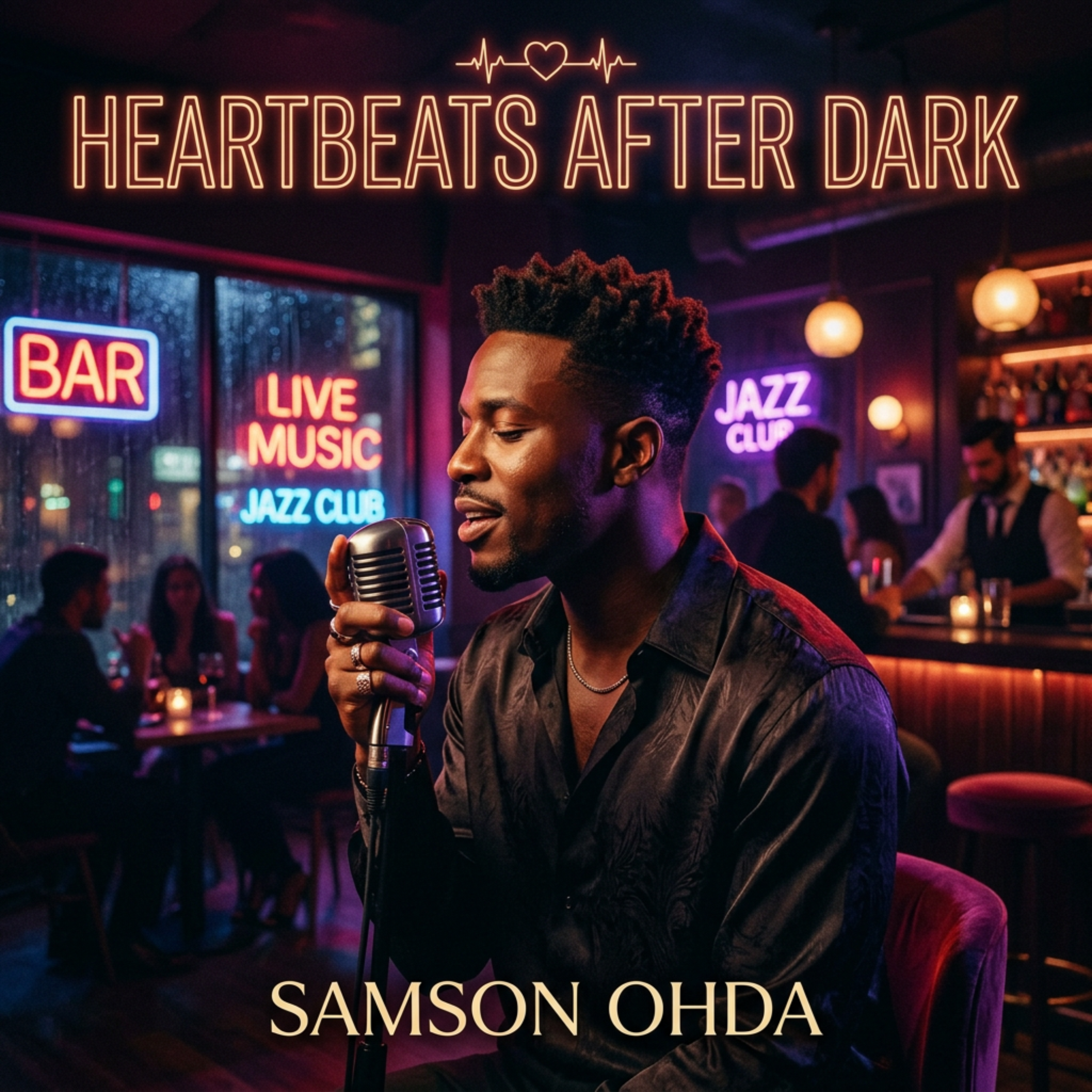Heartbeats After Dark by Samson Ohda  cover art
