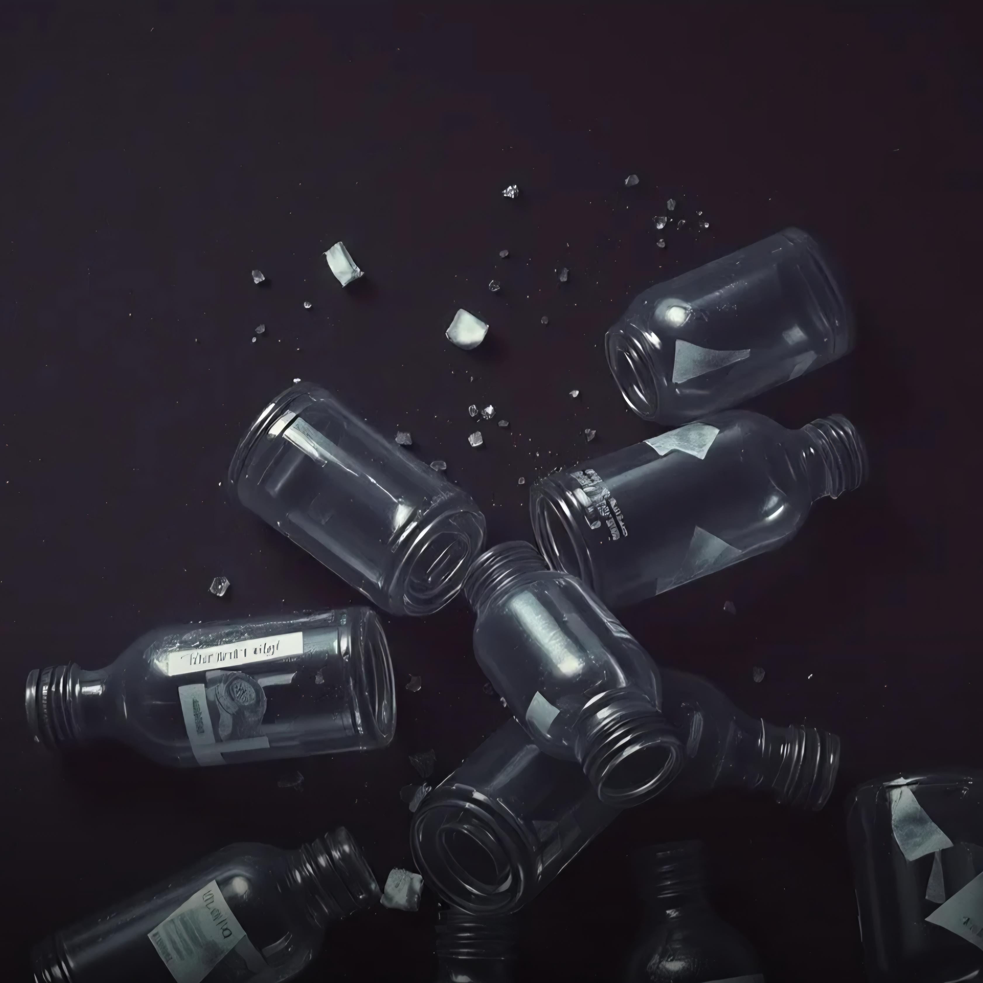empty bottles artwork