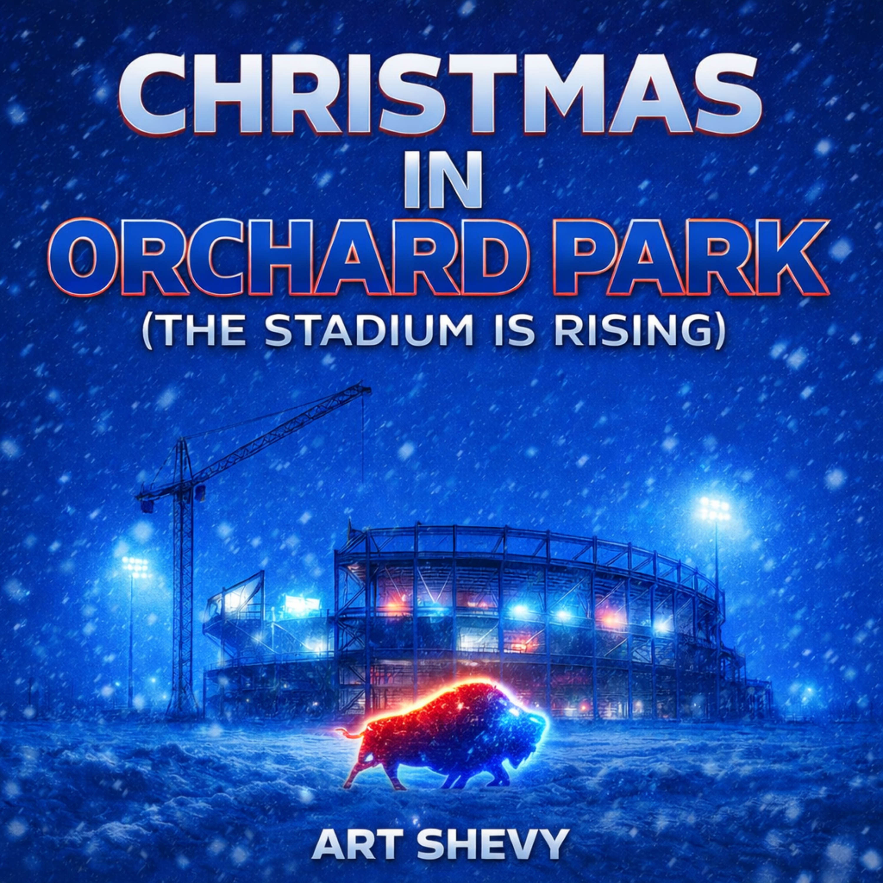 Christmas In Orchard Park(the stadium is rising) artwork