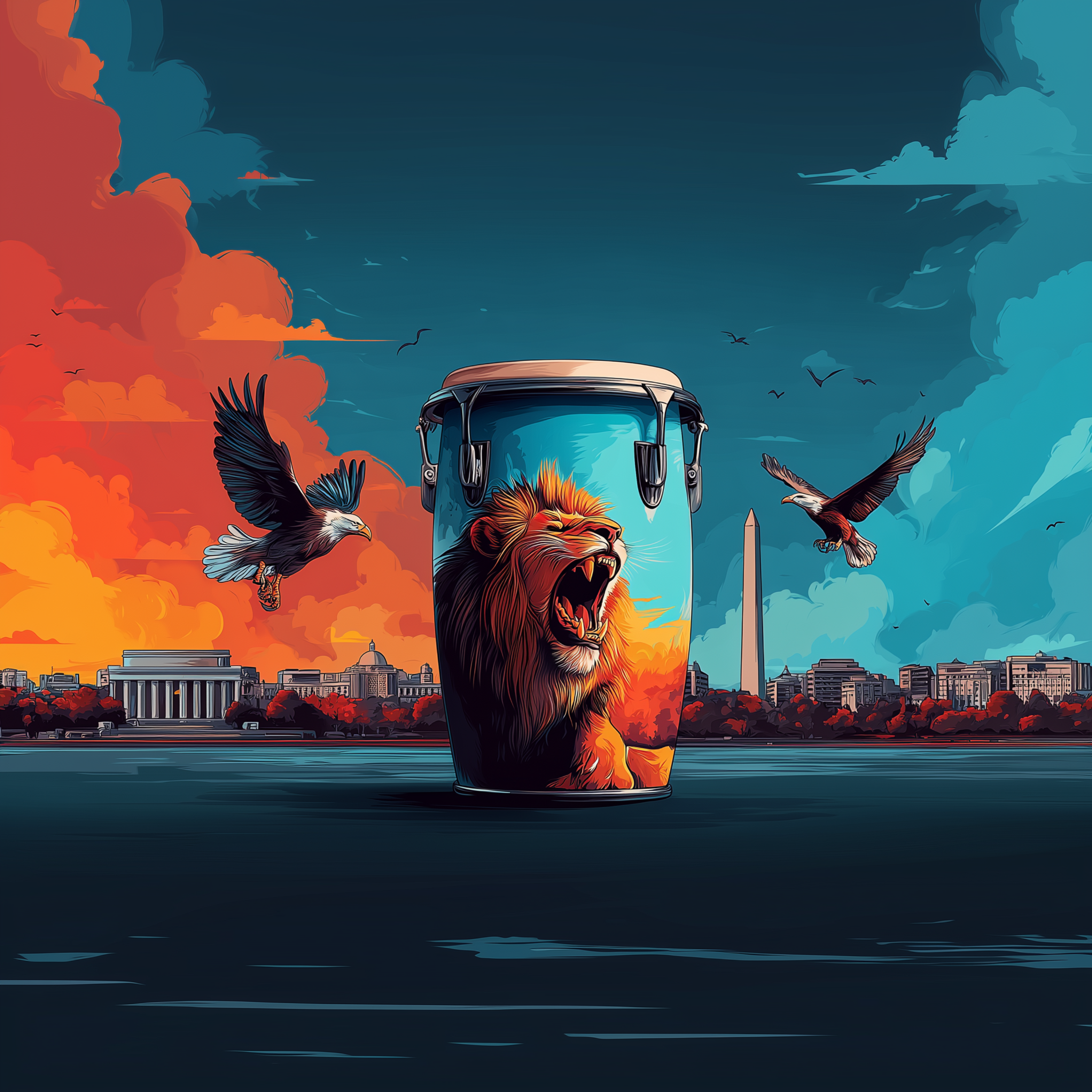 Roaring & Soaring (DC GoGo Remix) artwork