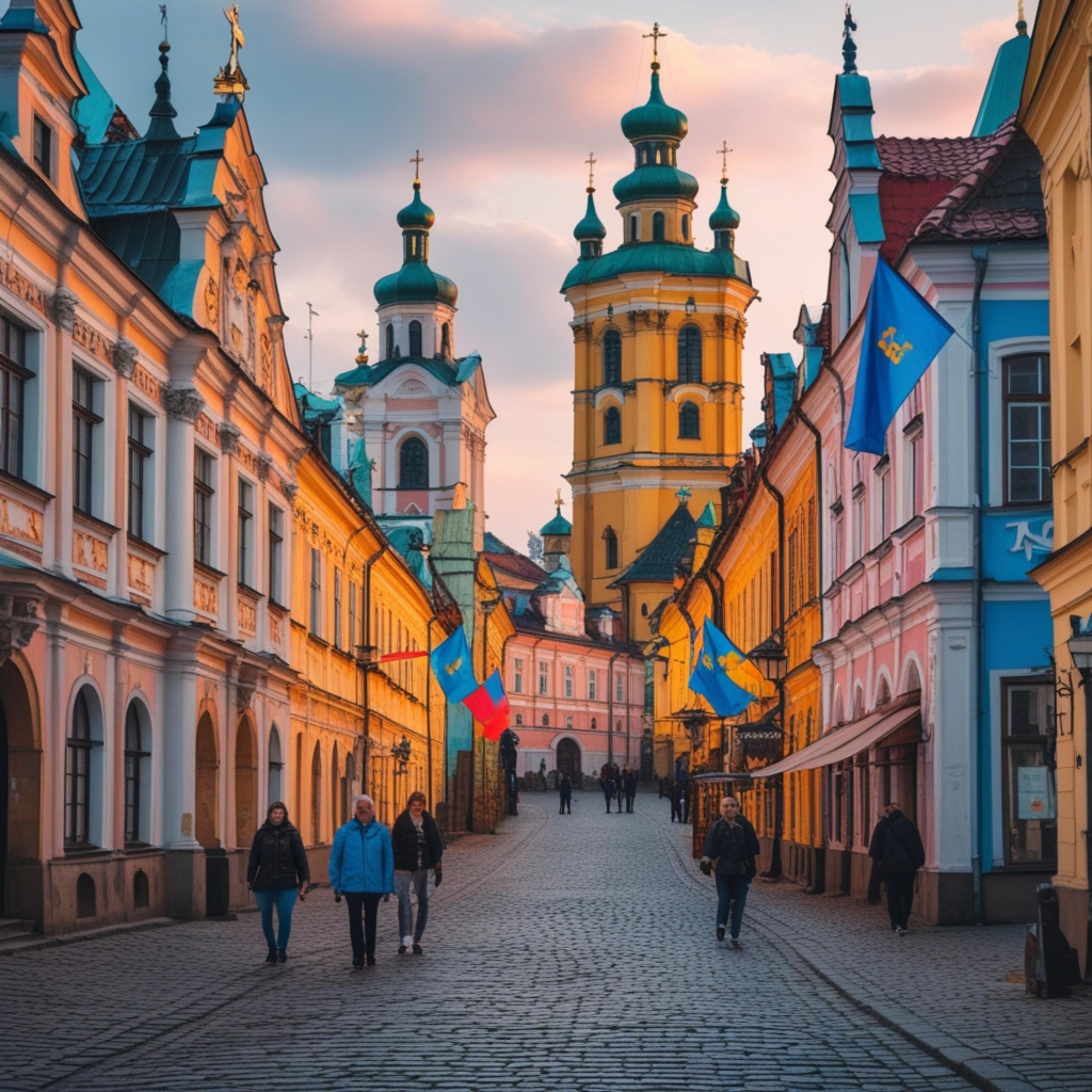 Kaunas and Vilnius artwork