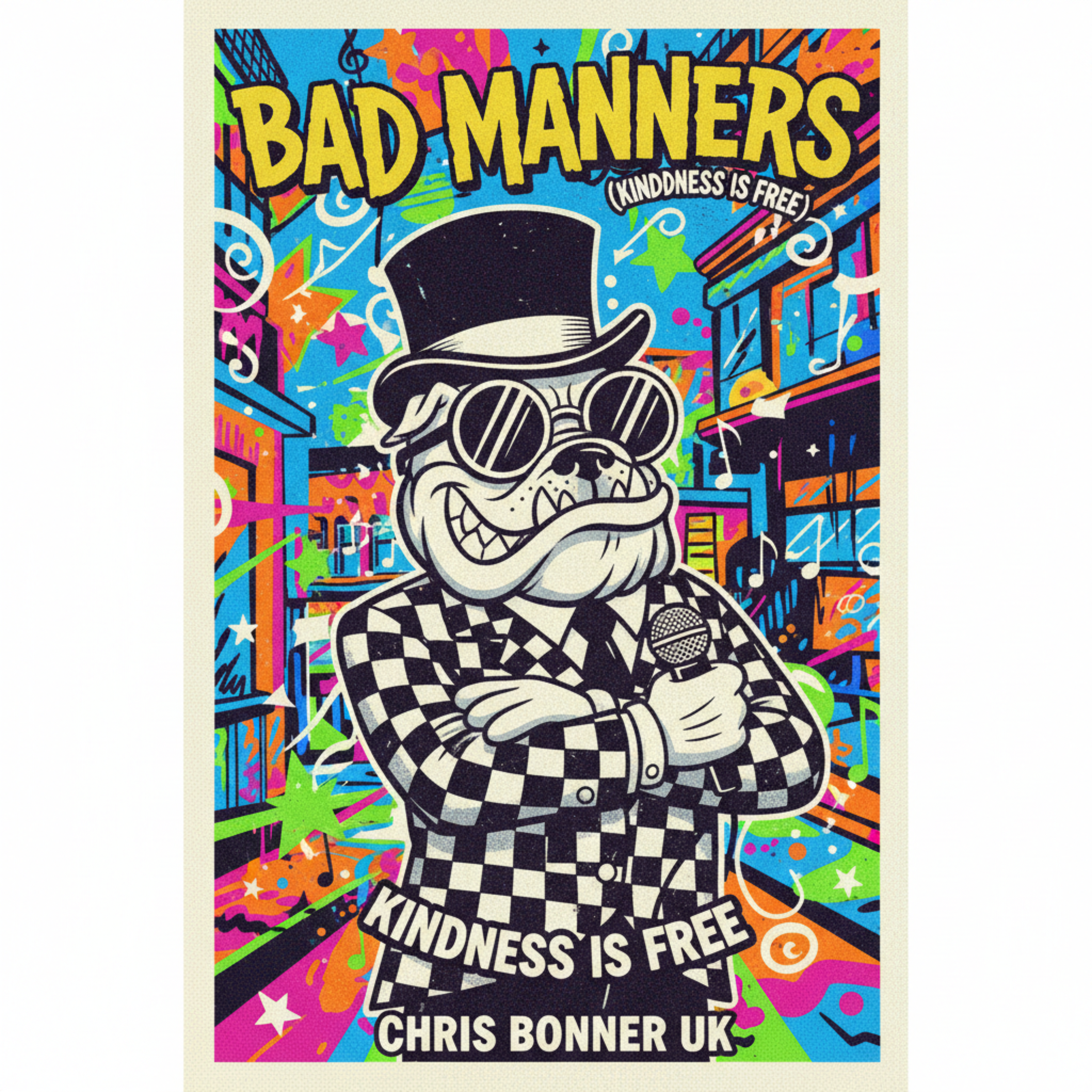 Bad Manners Kindness Is Free by Chris Bonner UK cover art