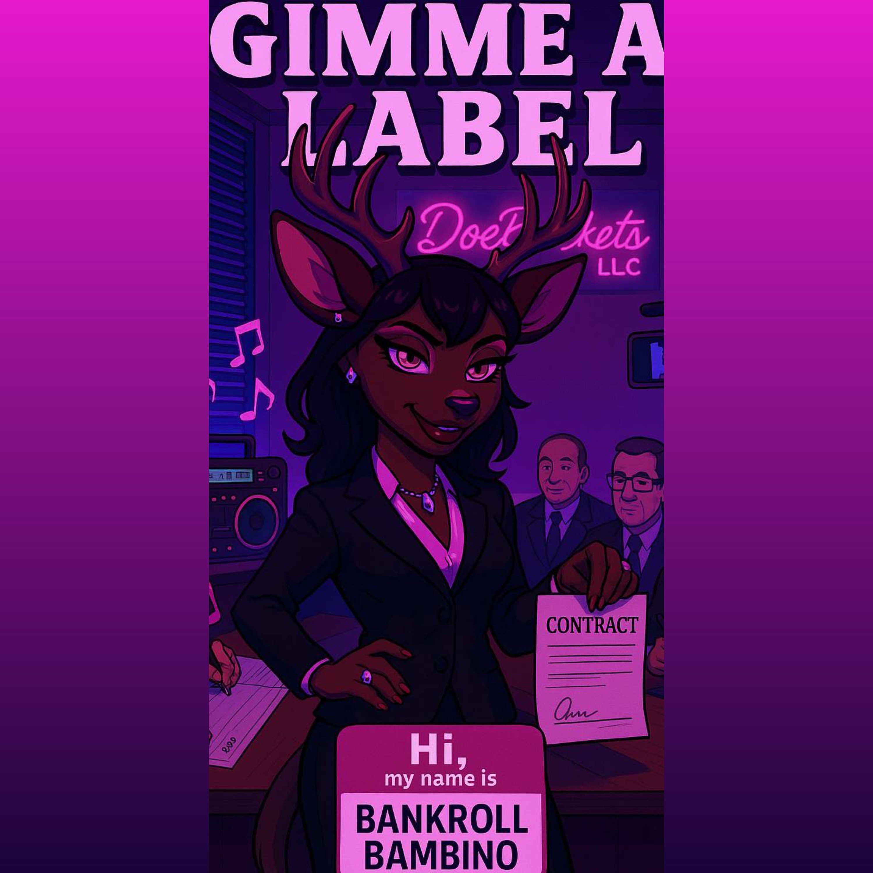 GIMME A LABEL artwork