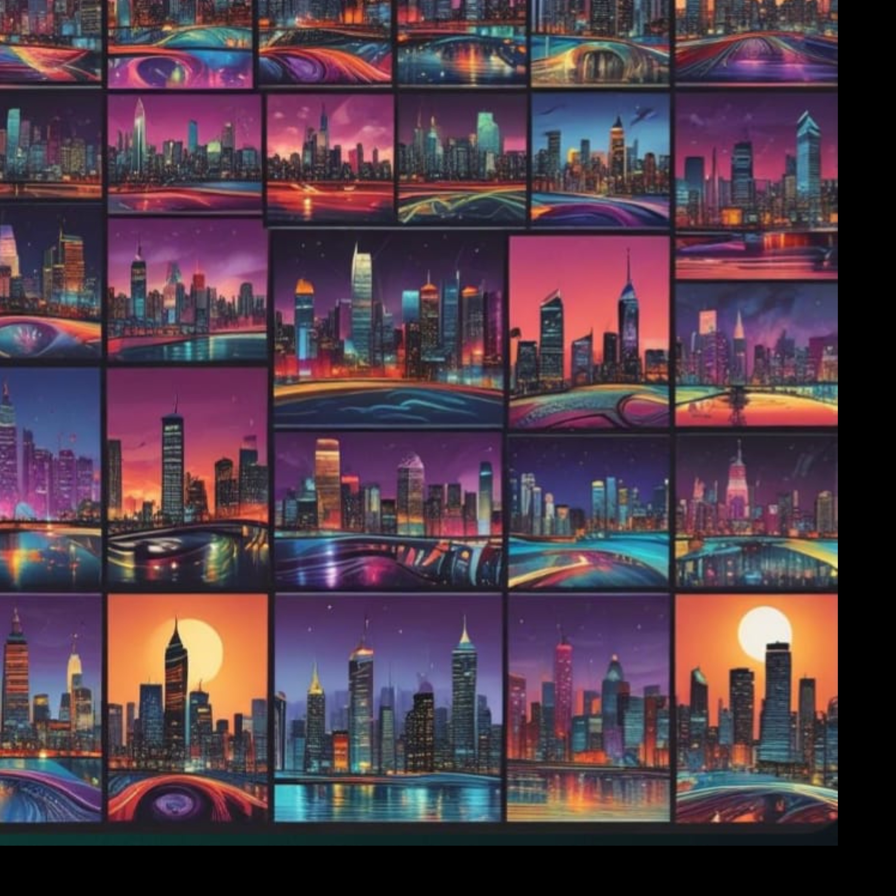 night city artwork