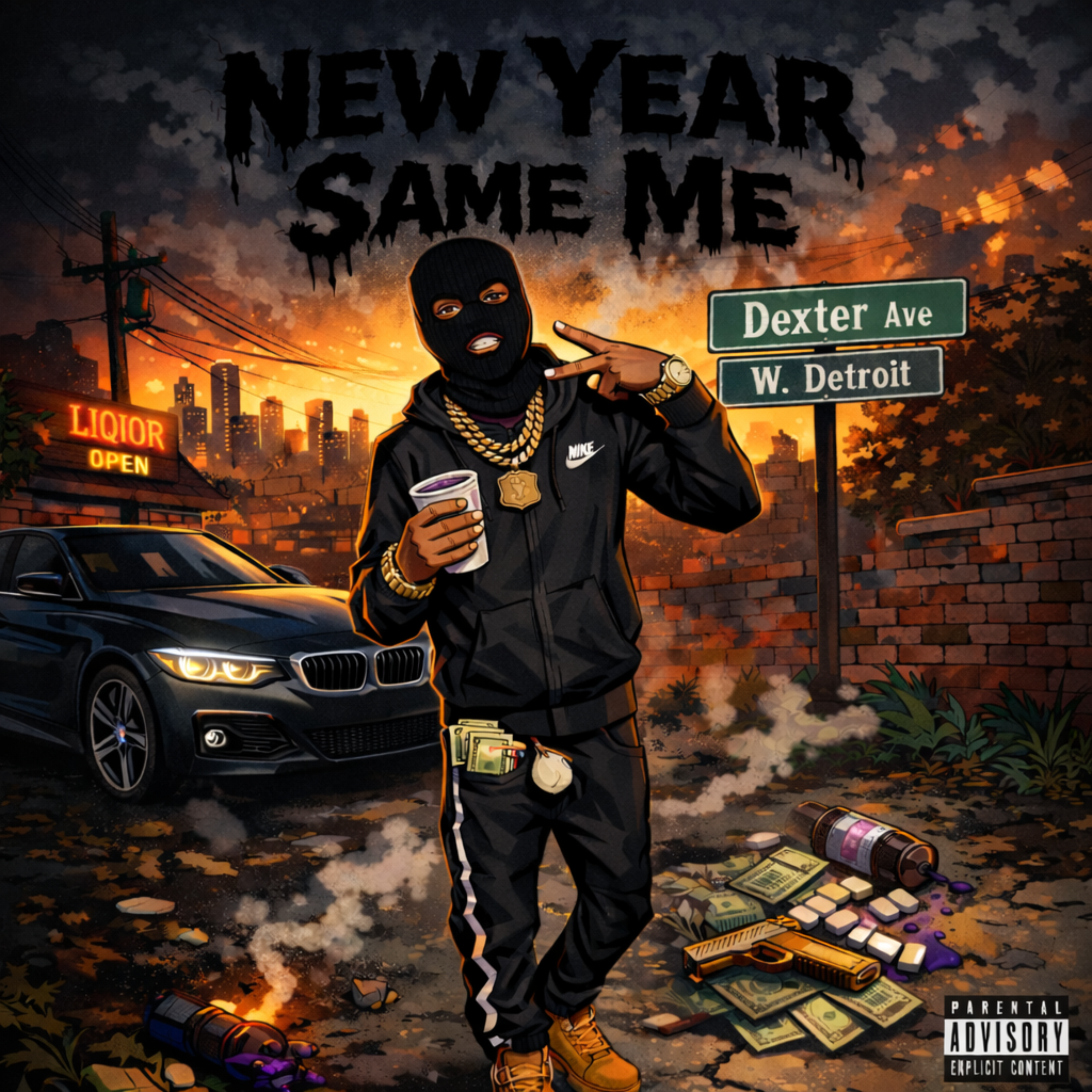 New Year Same Me artwork