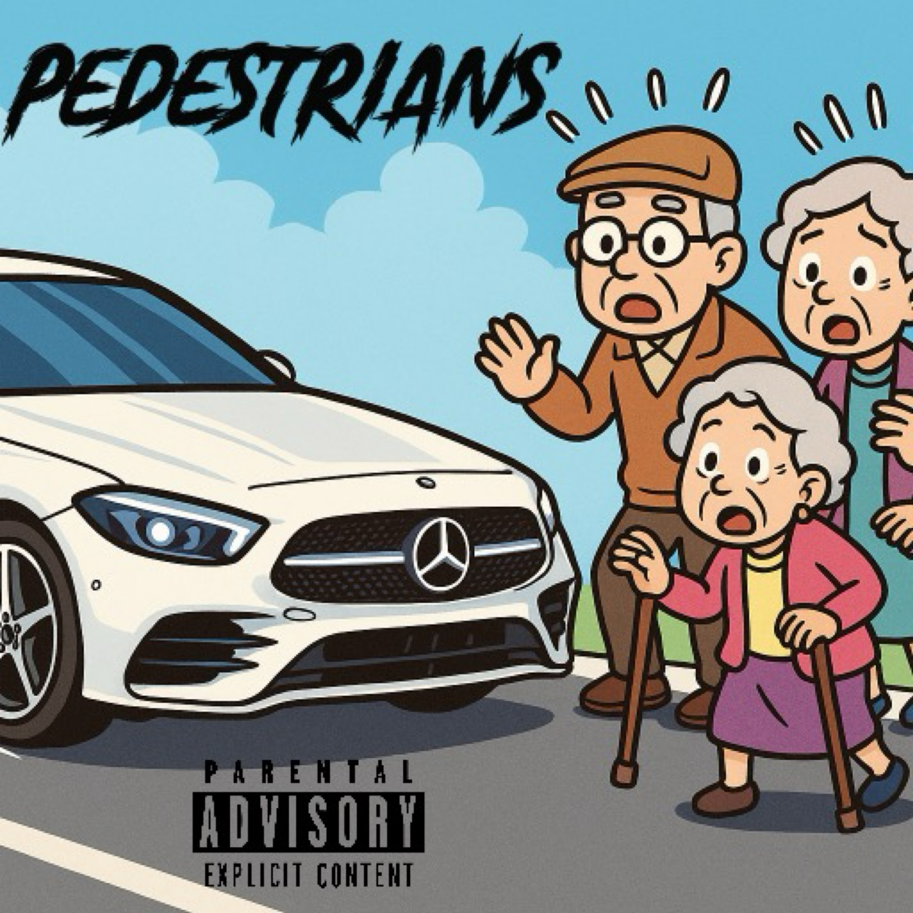 Pedestrians artwork
