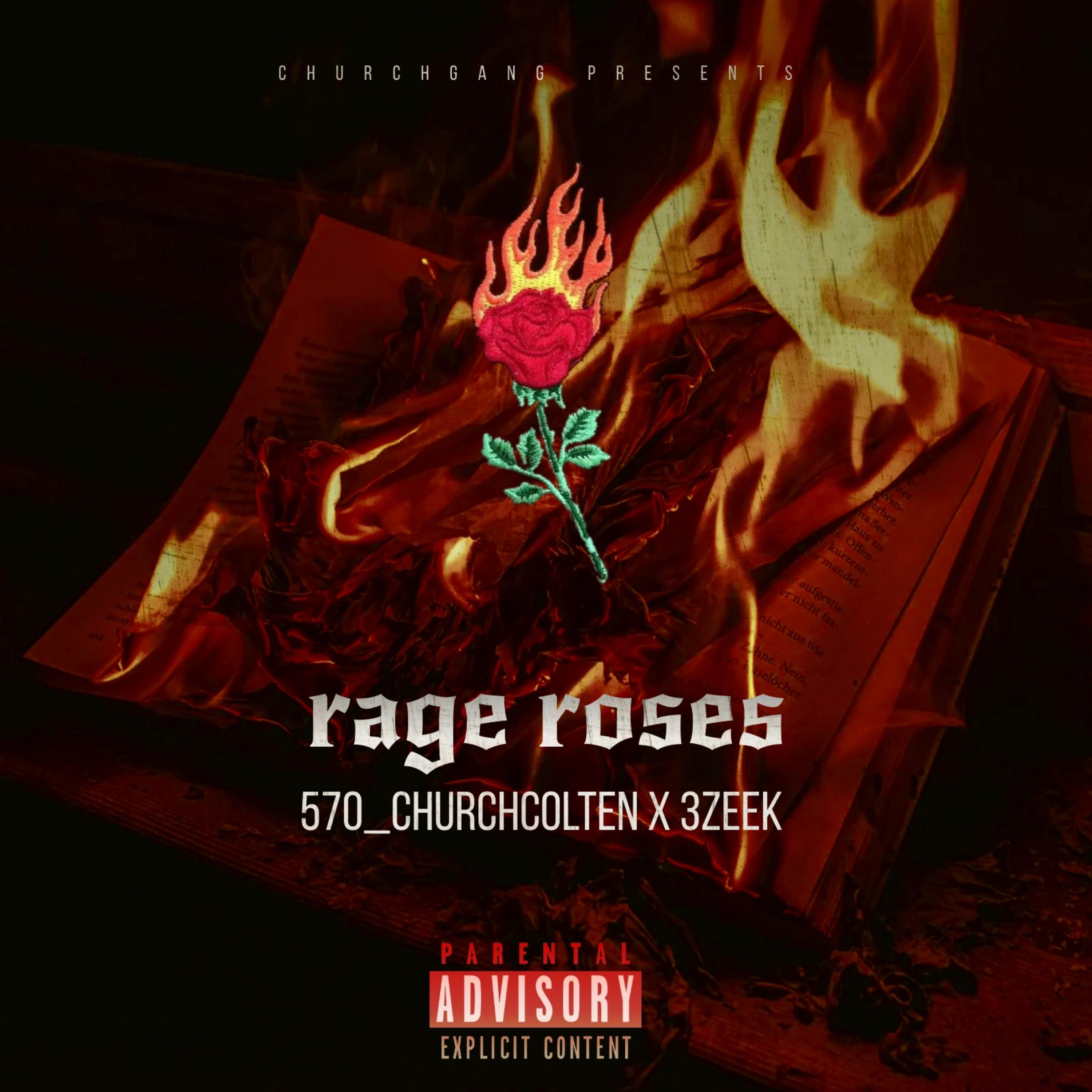 rage roses artwork