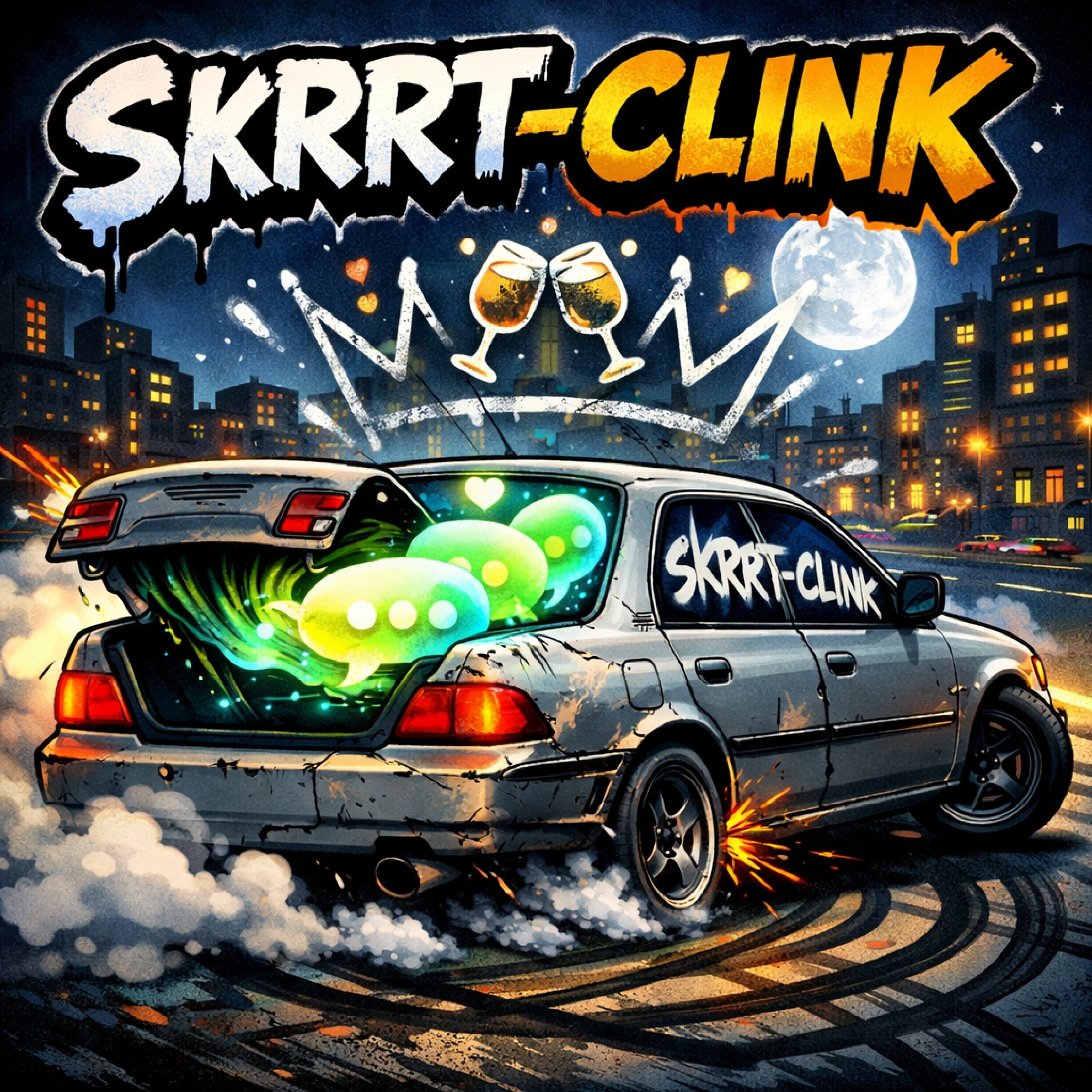 SKRRT-CLINK artwork