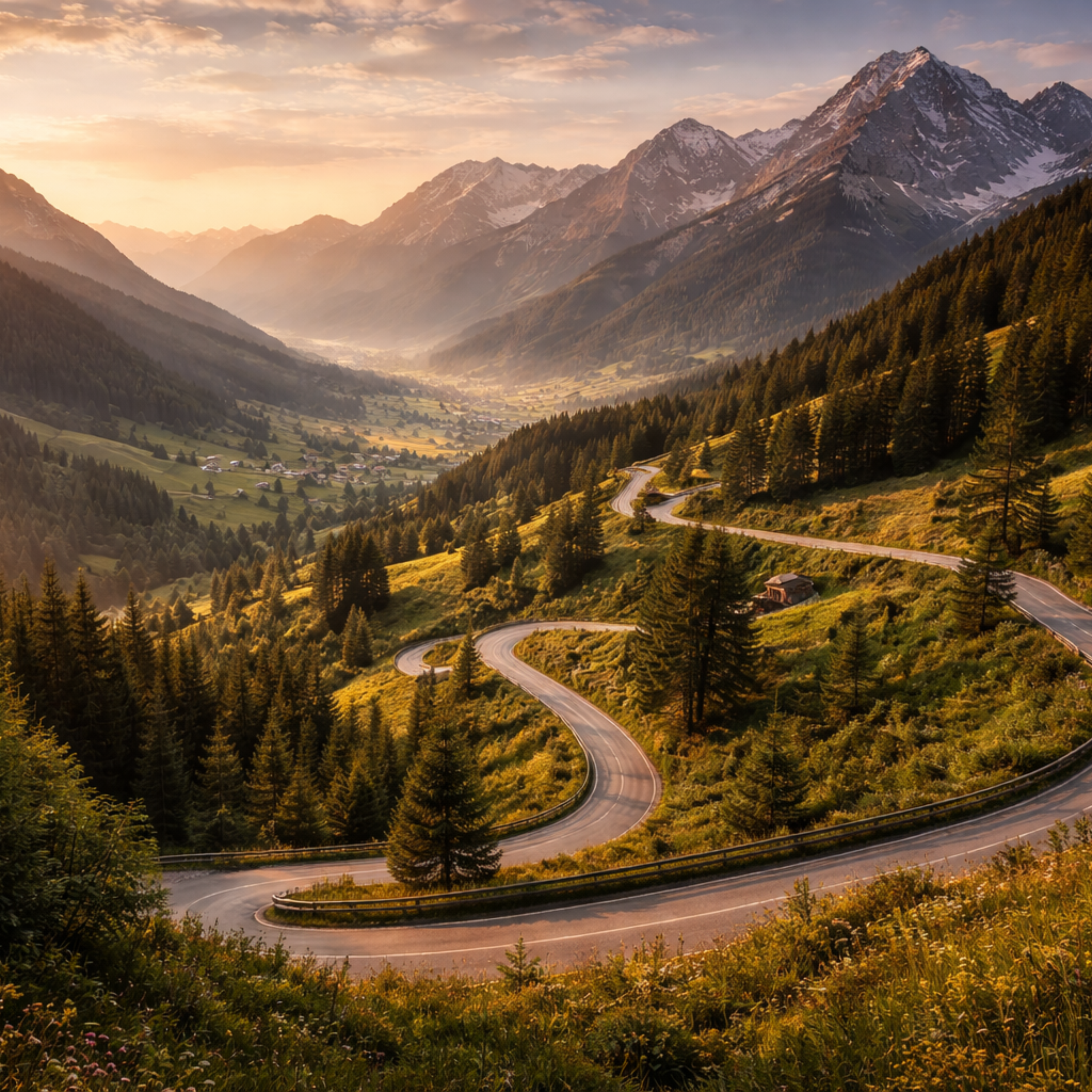 Foothills and Switchbacks artwork