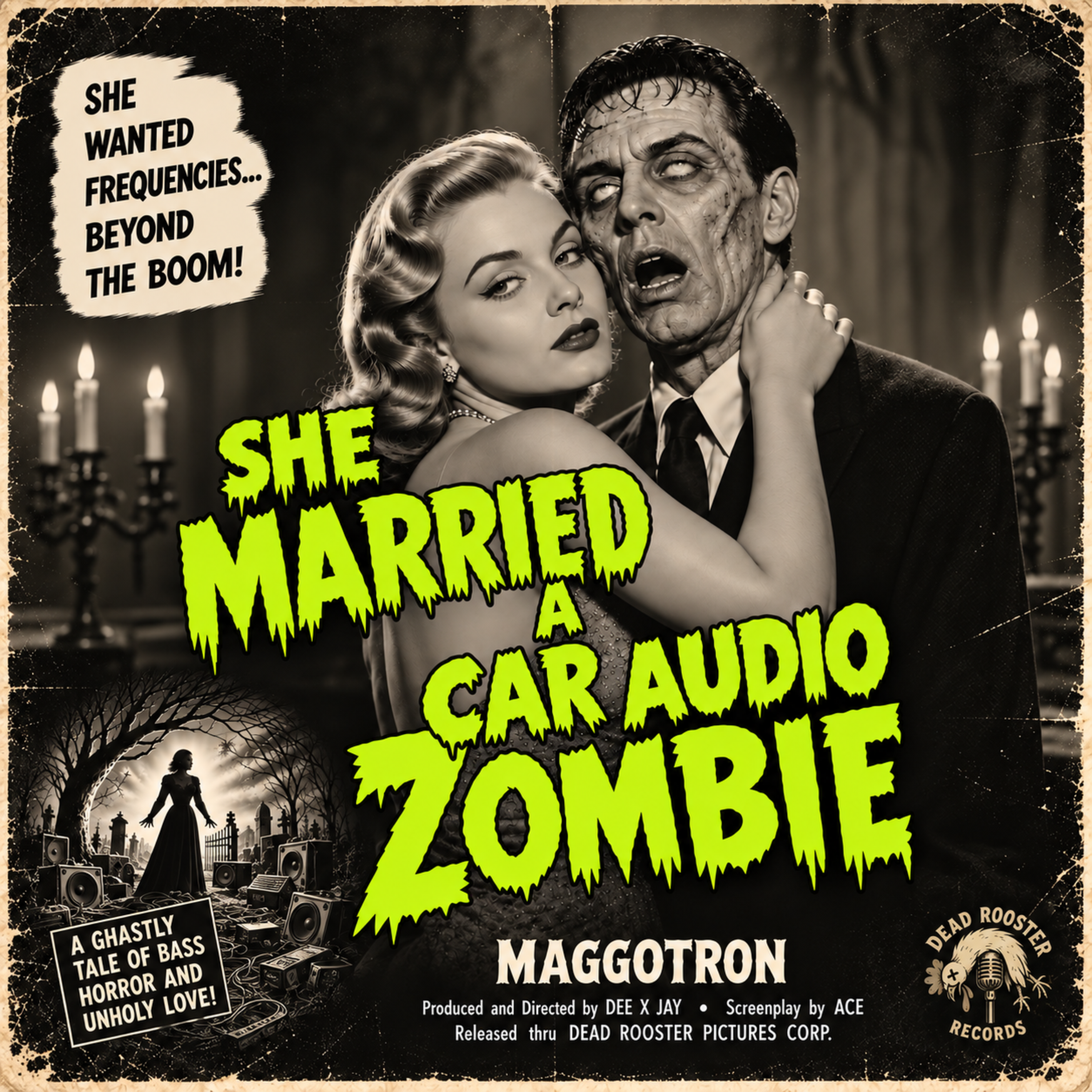 She Married A Car Audio Zombie by Maggotron cover art