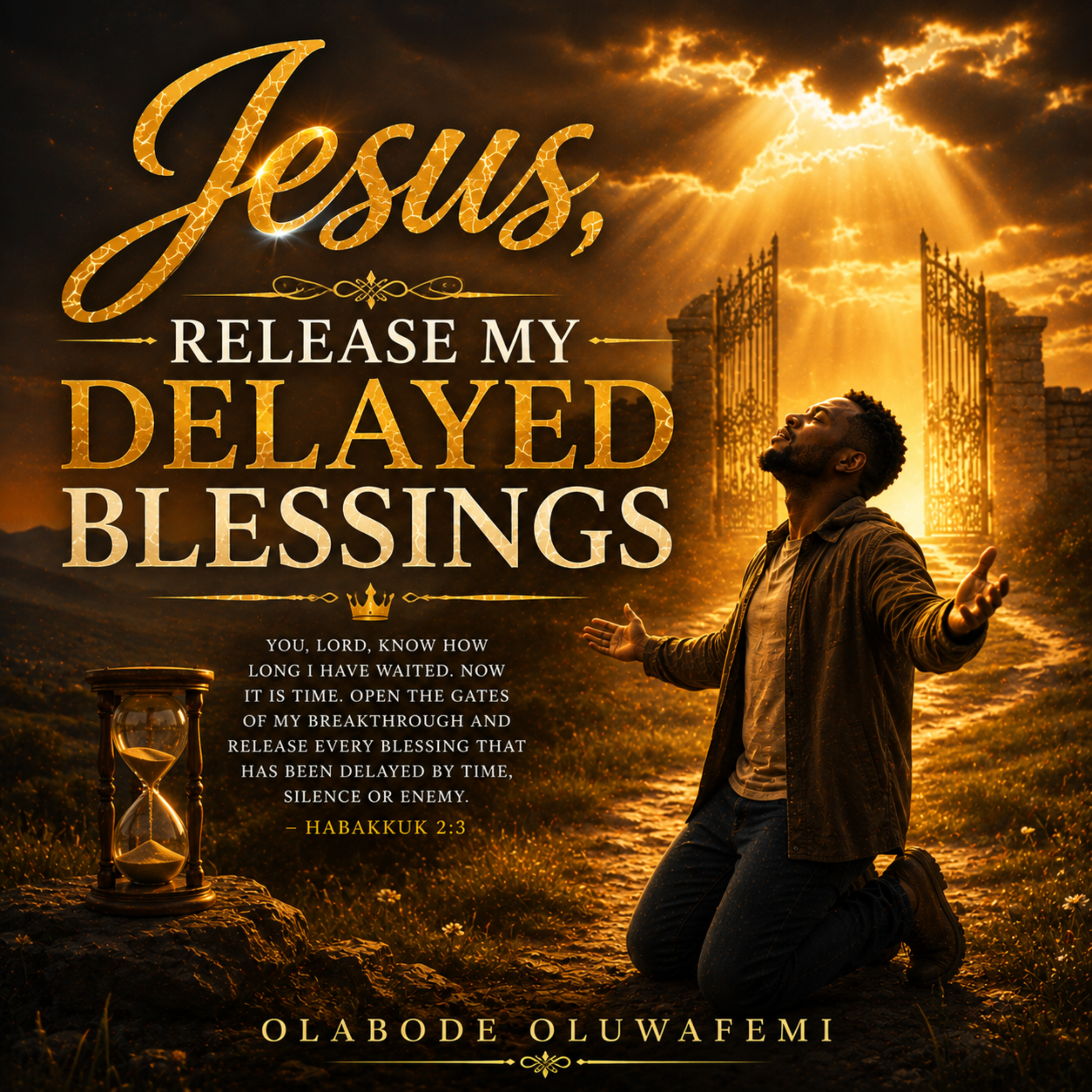 Jesus, Release My Delayed Blessings by olabode oluwafemi cover art