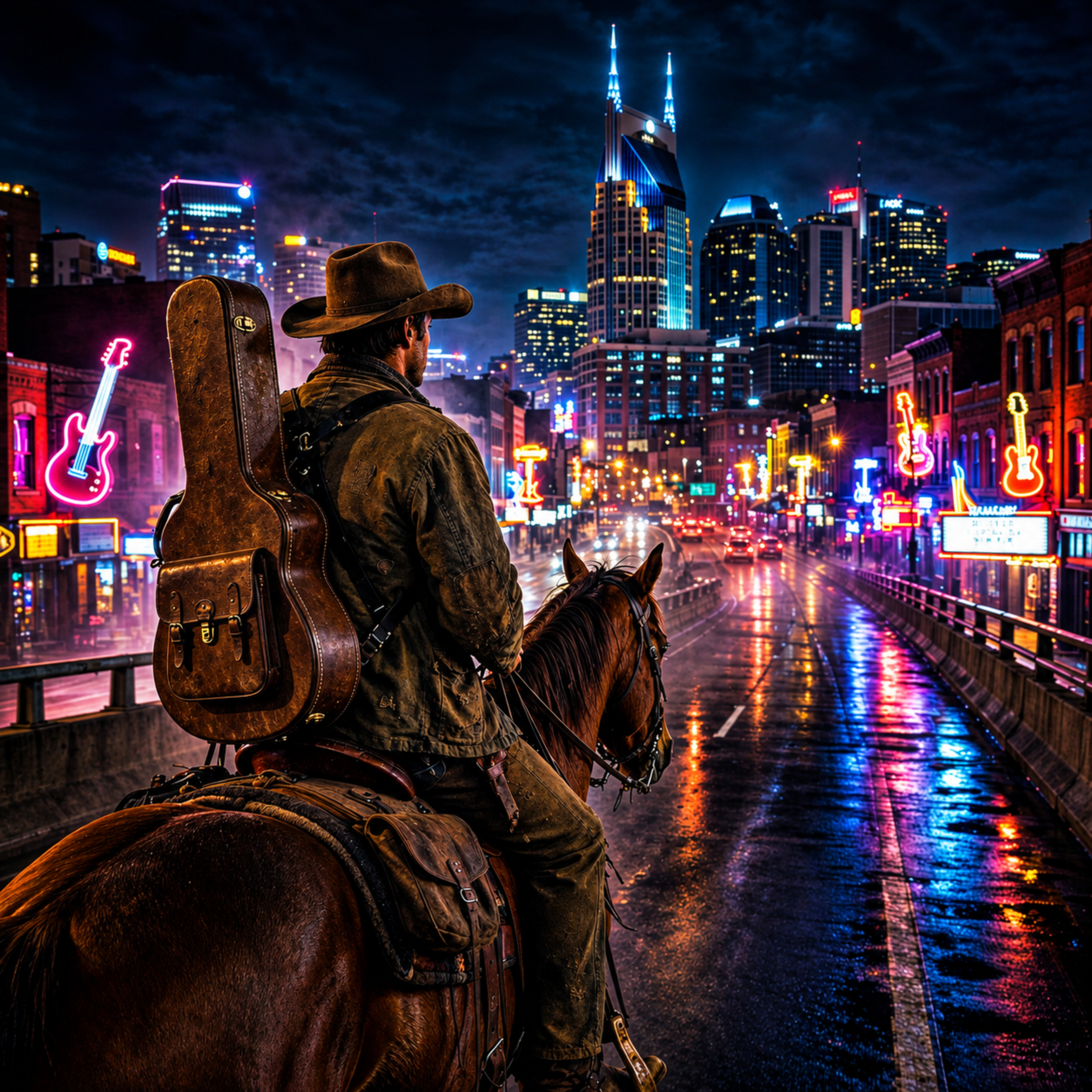 NEON COWBOY by Tim Anderson Lyrics cover art