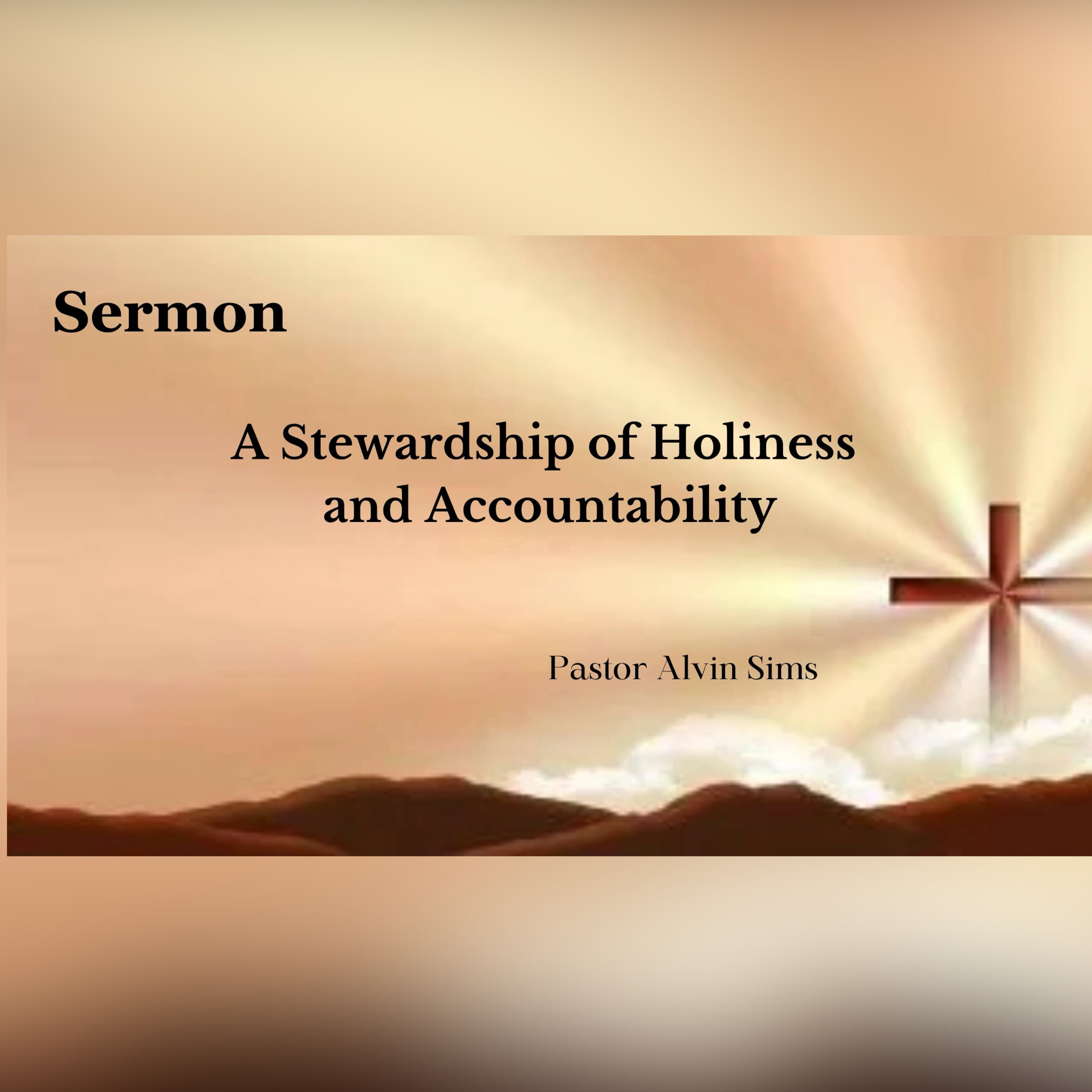 A Stewardahip of Holiness and Accountability artwork