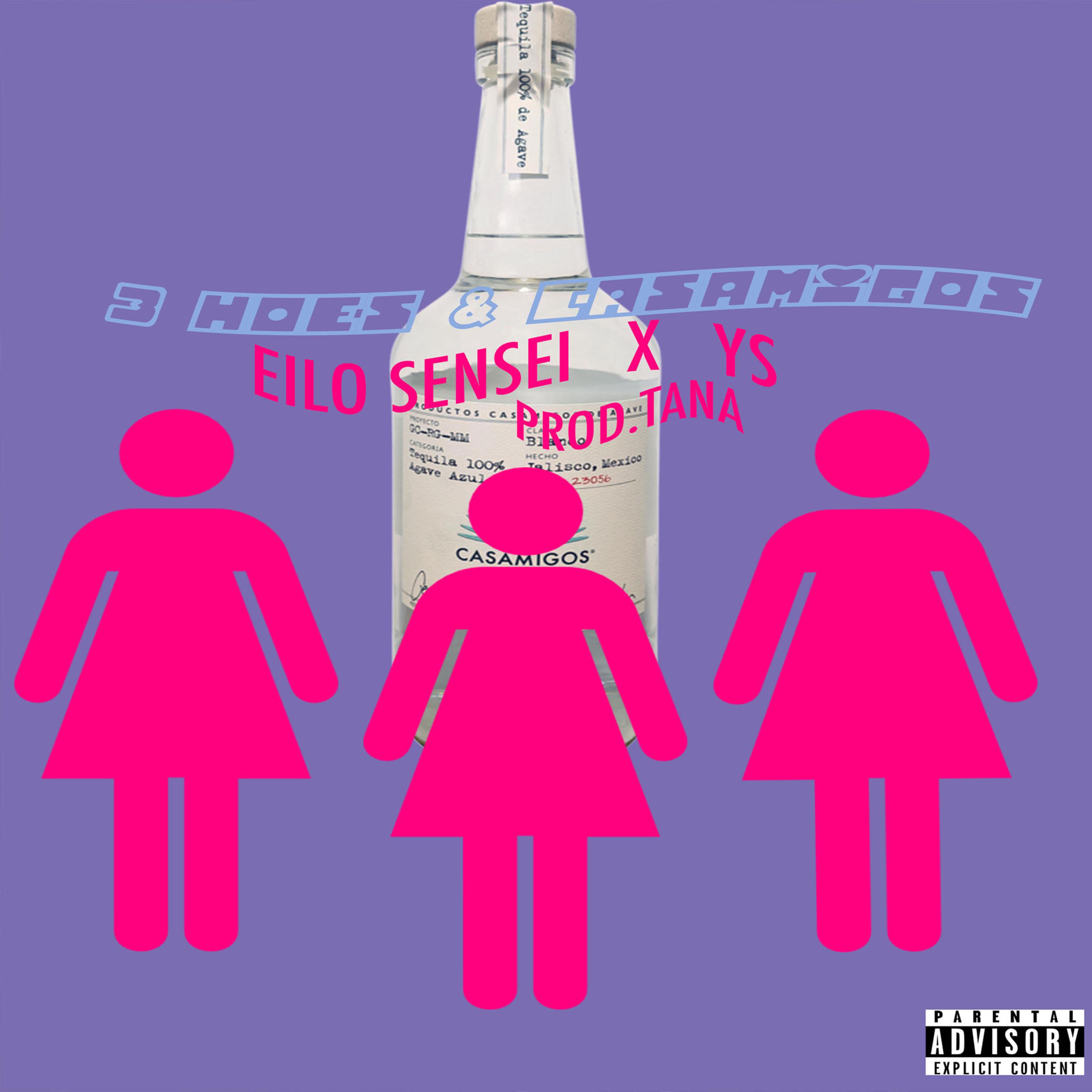 3 Hoes & Casamigos artwork