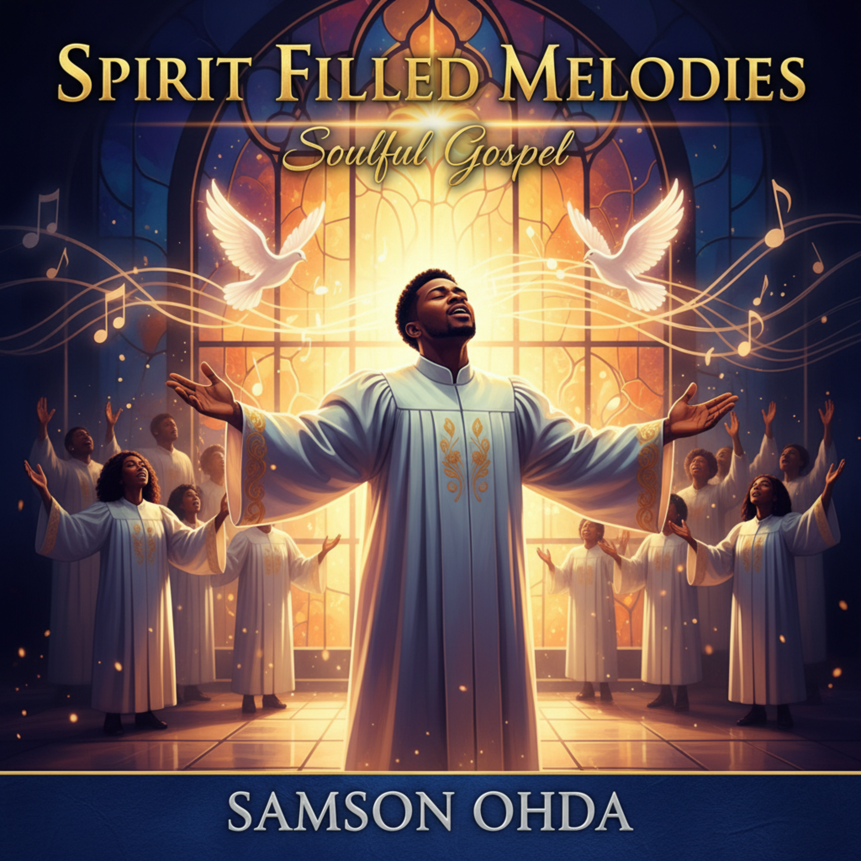 Spirit Filled Melodies by Samson Ohda  cover art
